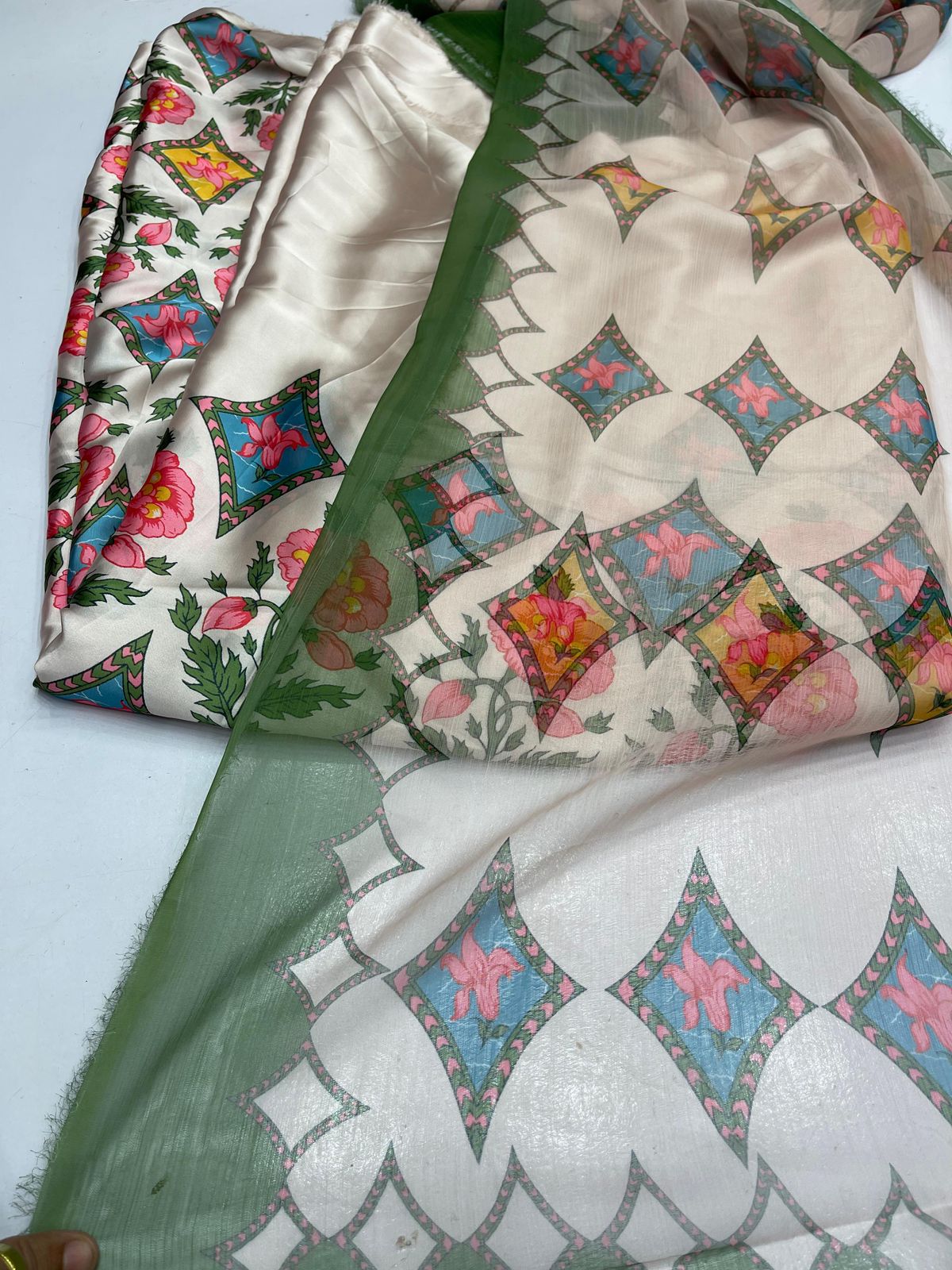 China Silk 3pc Printed