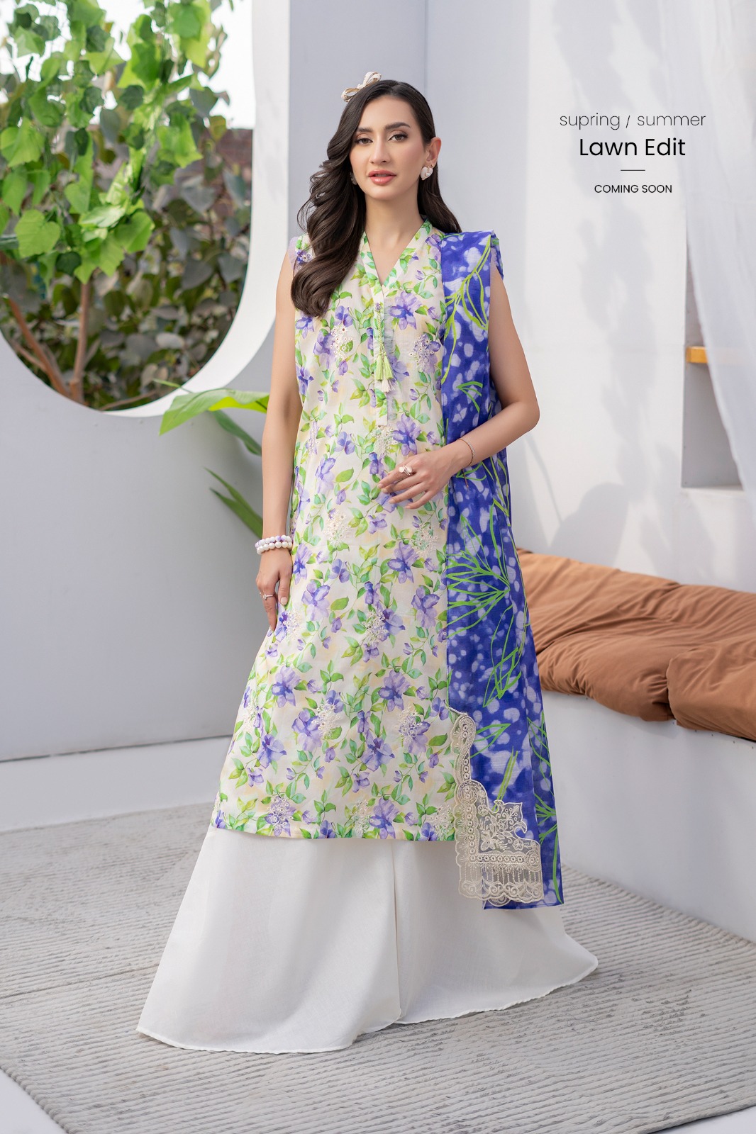 💯 Original Kali Brenish by Gull Jee Lawn 3pc