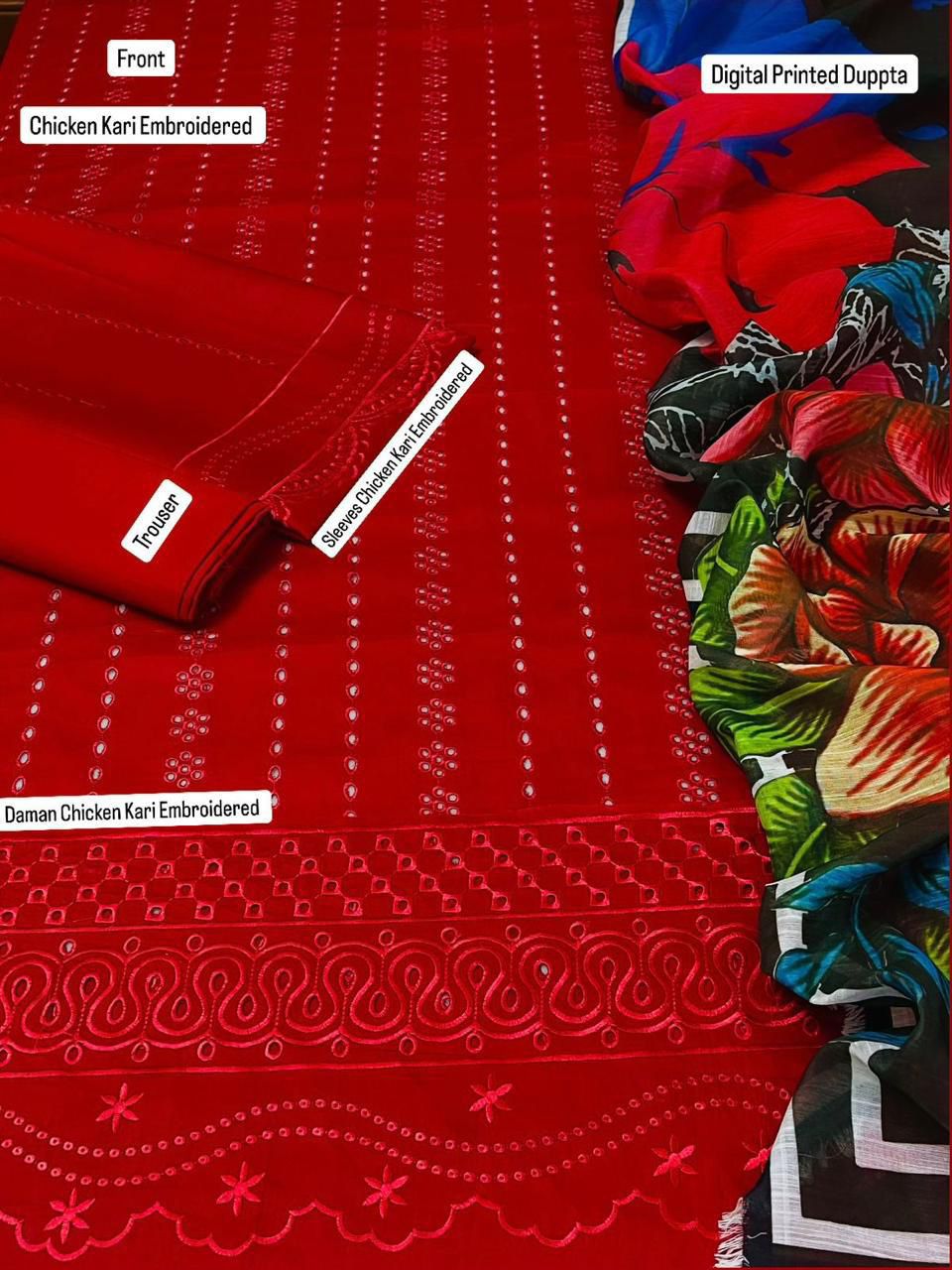 Maria B Replica 3pc Embroidered