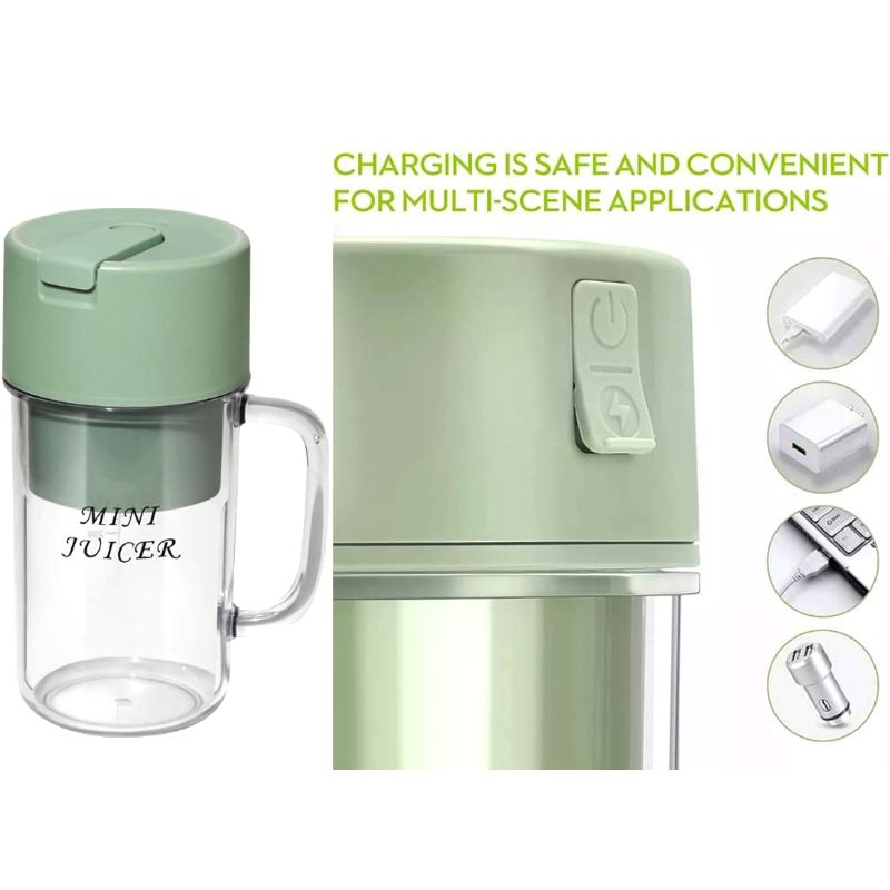 Crusher Juicer 2 In 1 Mini Portable USB Rechargeable High Quality