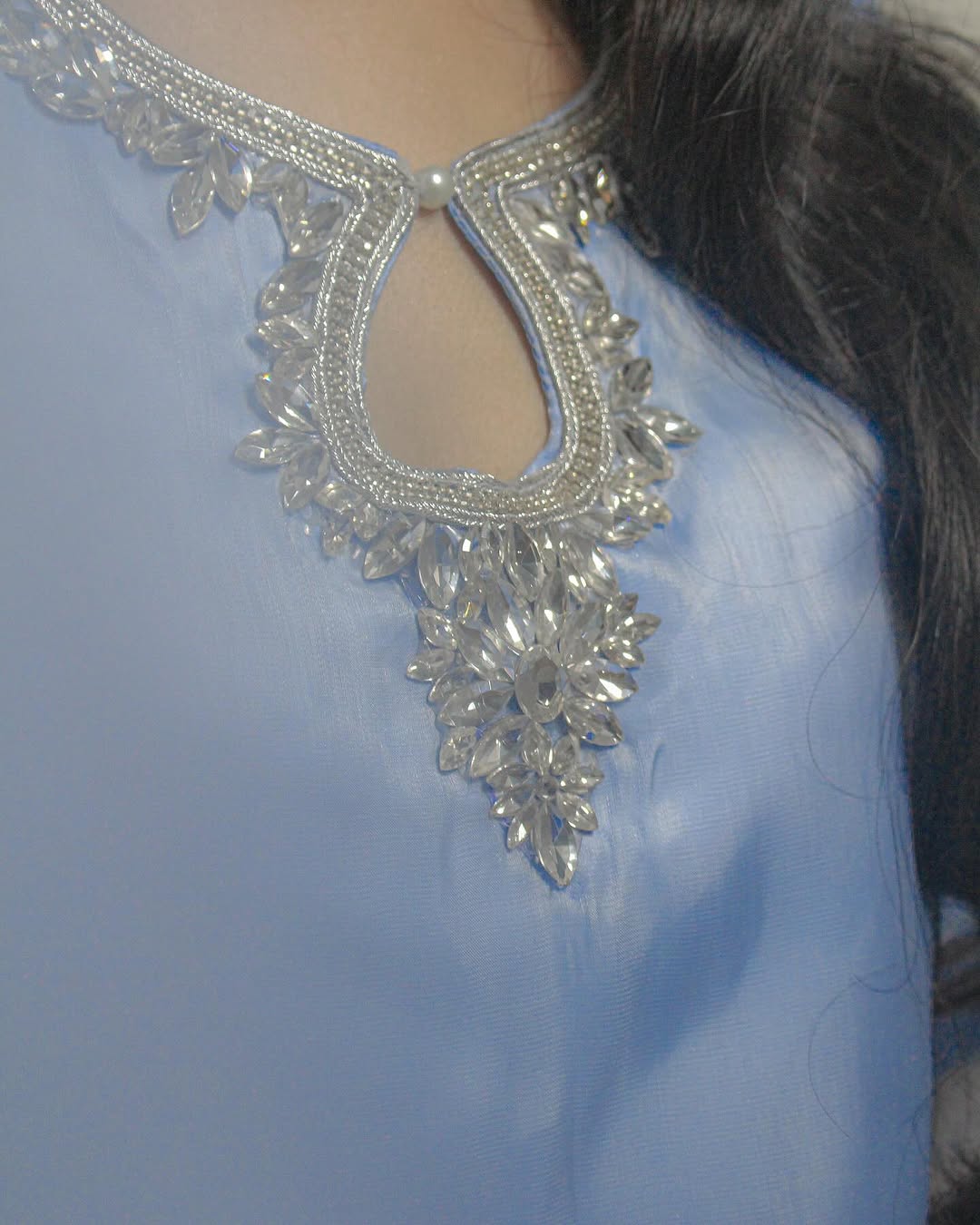 Lawn Silk 3pc Stitch With Farshi Shalwar