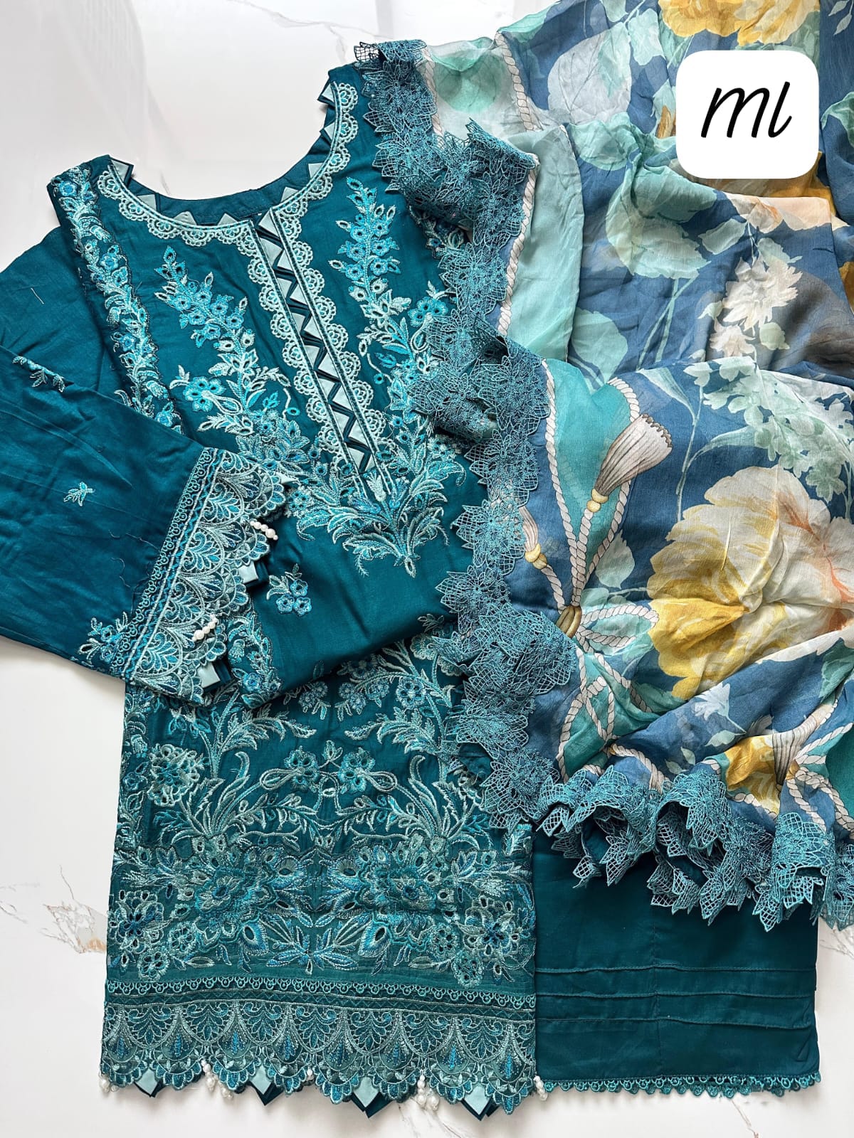 💯 Original Gardenia by Adan Libas Stitch 3pc