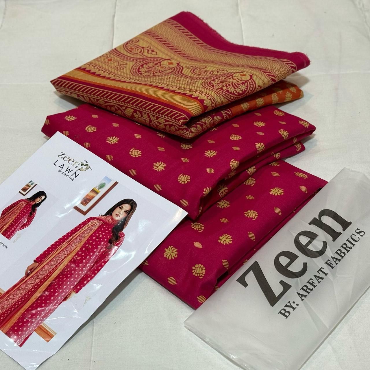 💯 Zeen by Arfat Lawn 3pc 1