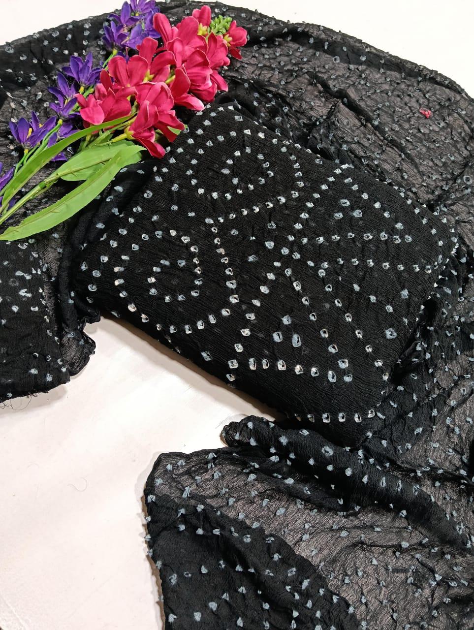 Crinkle Chiffon Chunri 2pc 1