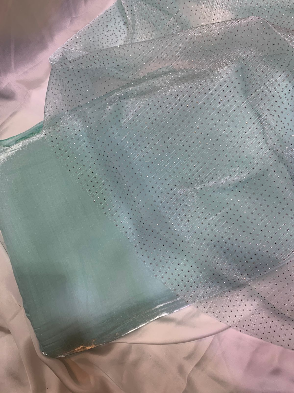 Sheesha Silk 3pc With Stone Work Dupatta