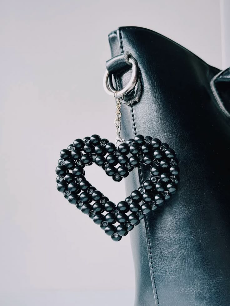 Beaded Keychain (heart)