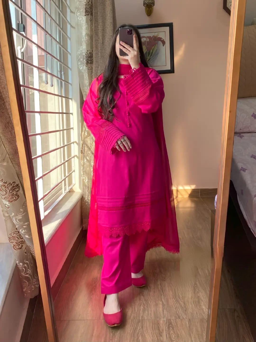 Summer Cotton Stitch 3pc Dress 👗