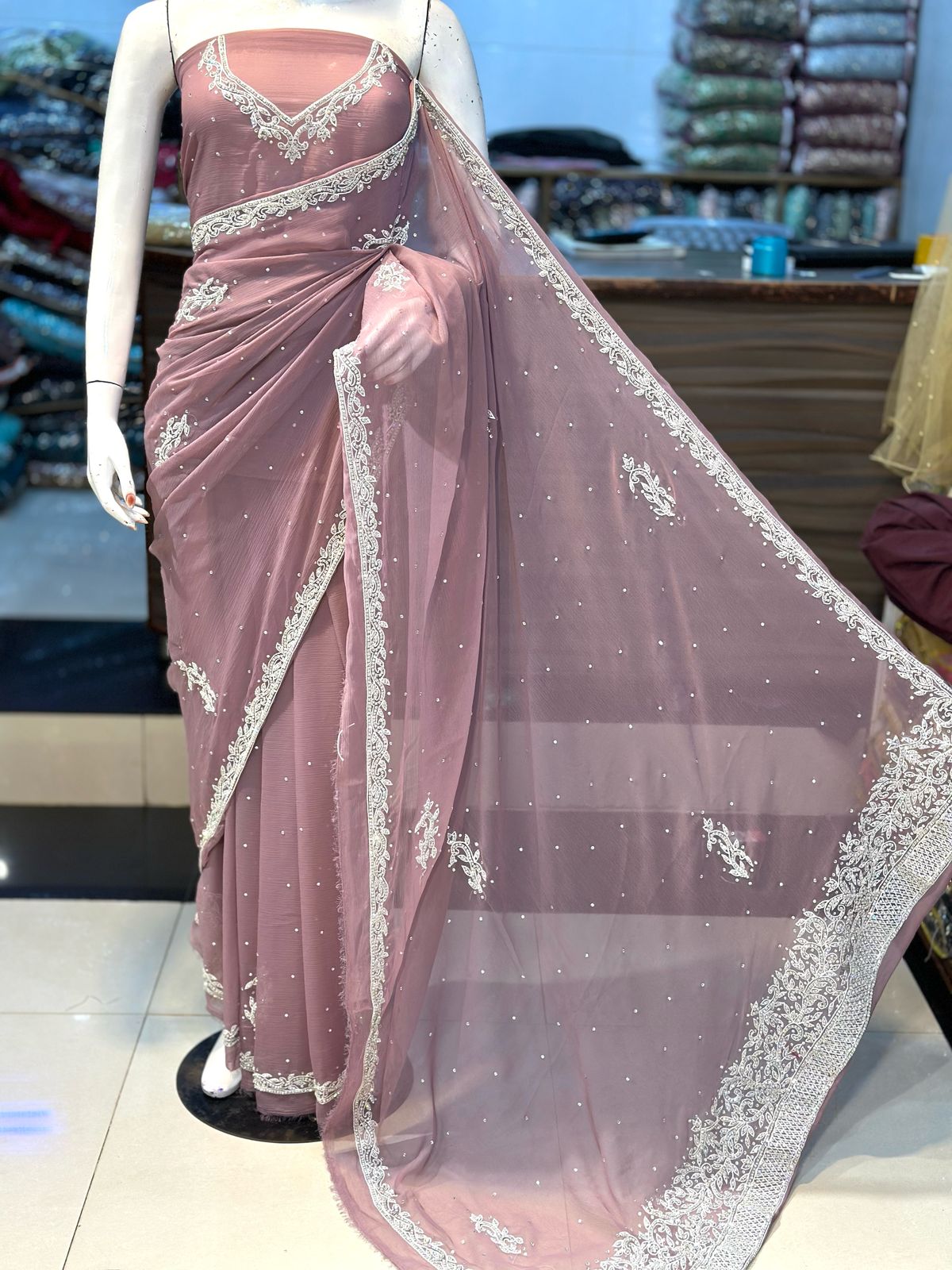 Chiffon Saree Collection 💞