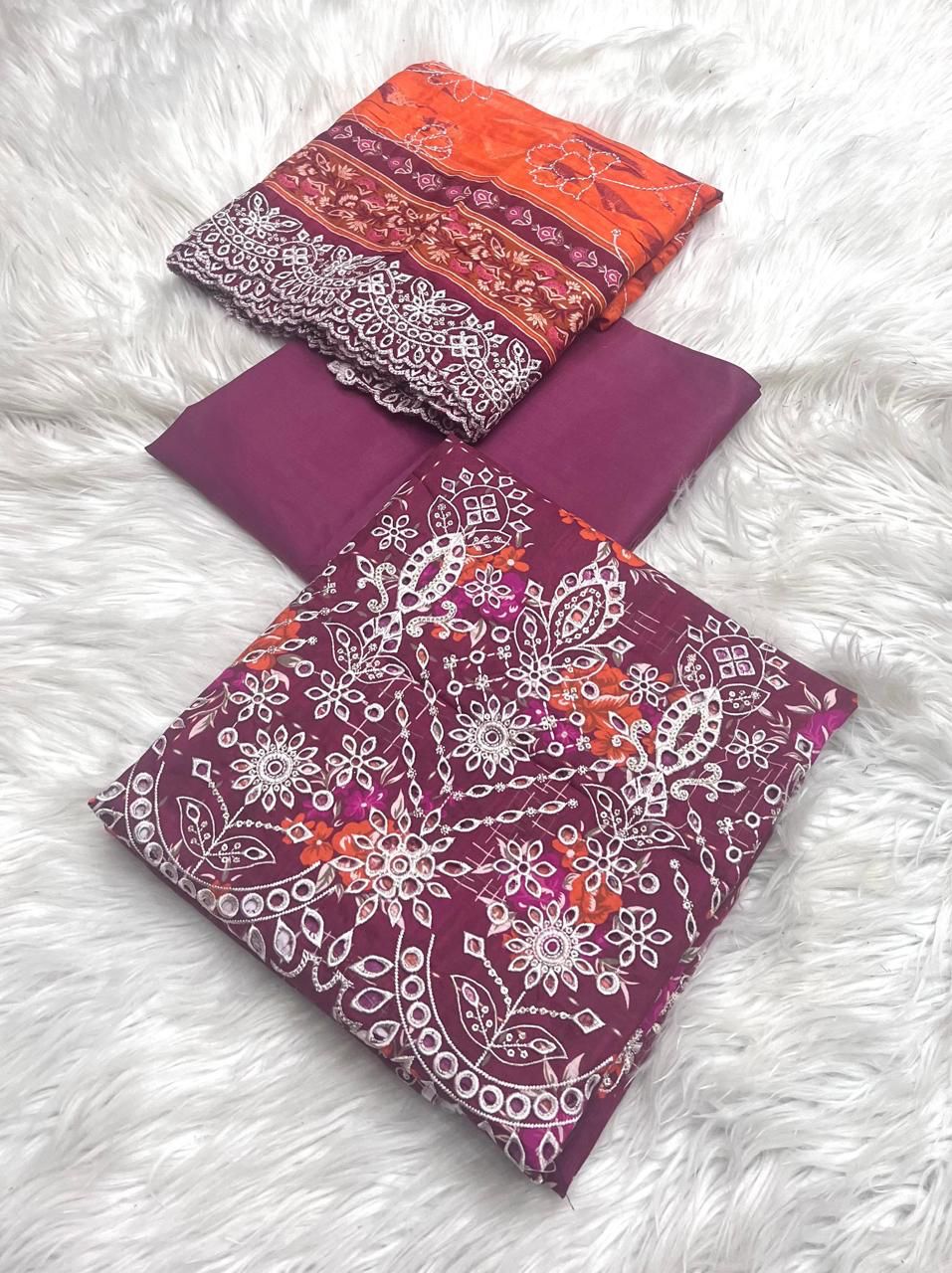 💯 Original Riwayat Cutwork 3pc Lawn