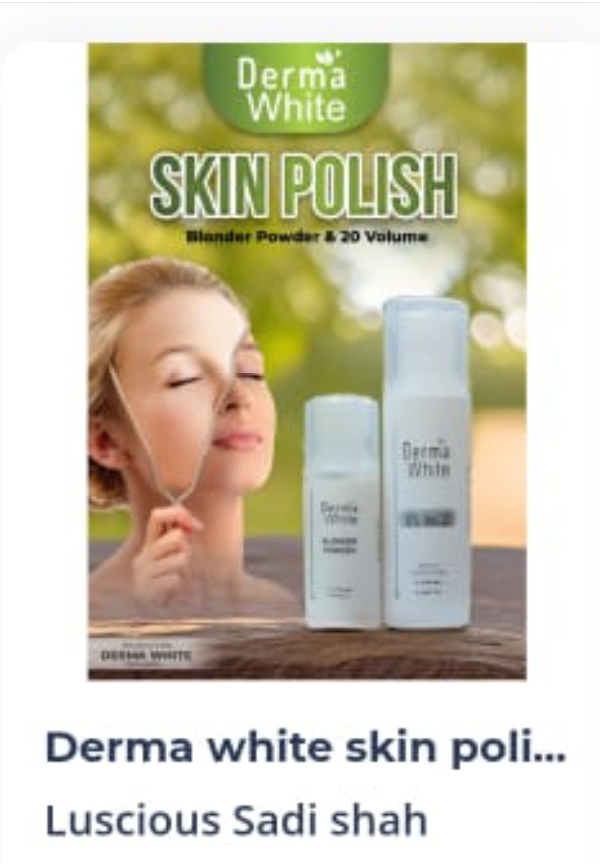 Derma whitening skin polich