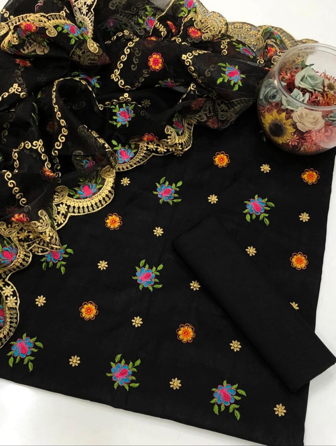 Computer Embroidery Lawn 3pc