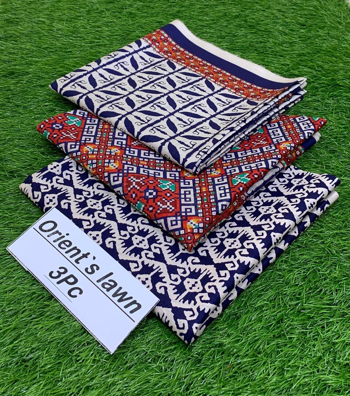 💯 Orient Lawn 3pc 1