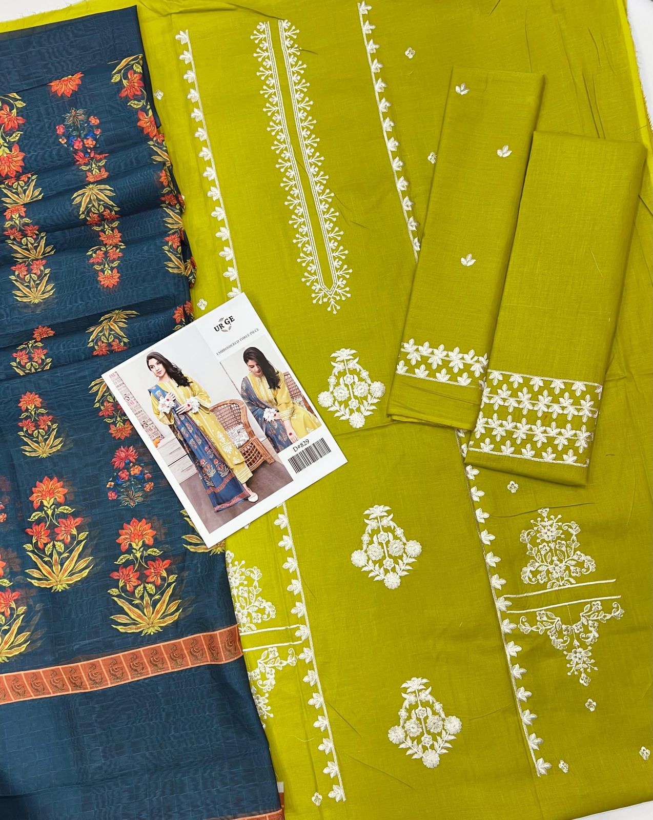 Lawn 3pc Embroidered