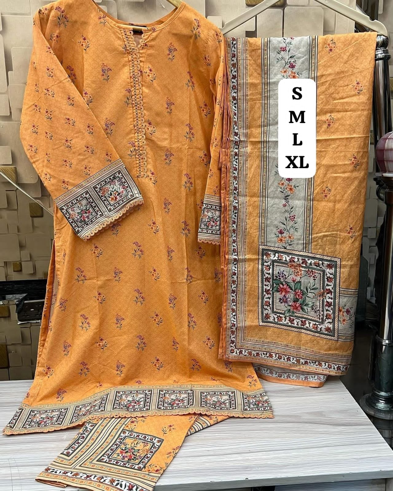 Bin Saeed Lawn 3pc Stitch 1