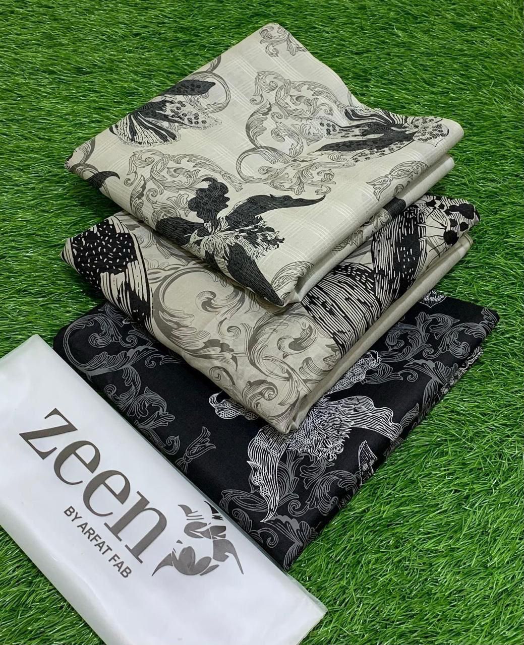💯 Zeen by Arfat Lawn 3pc 1