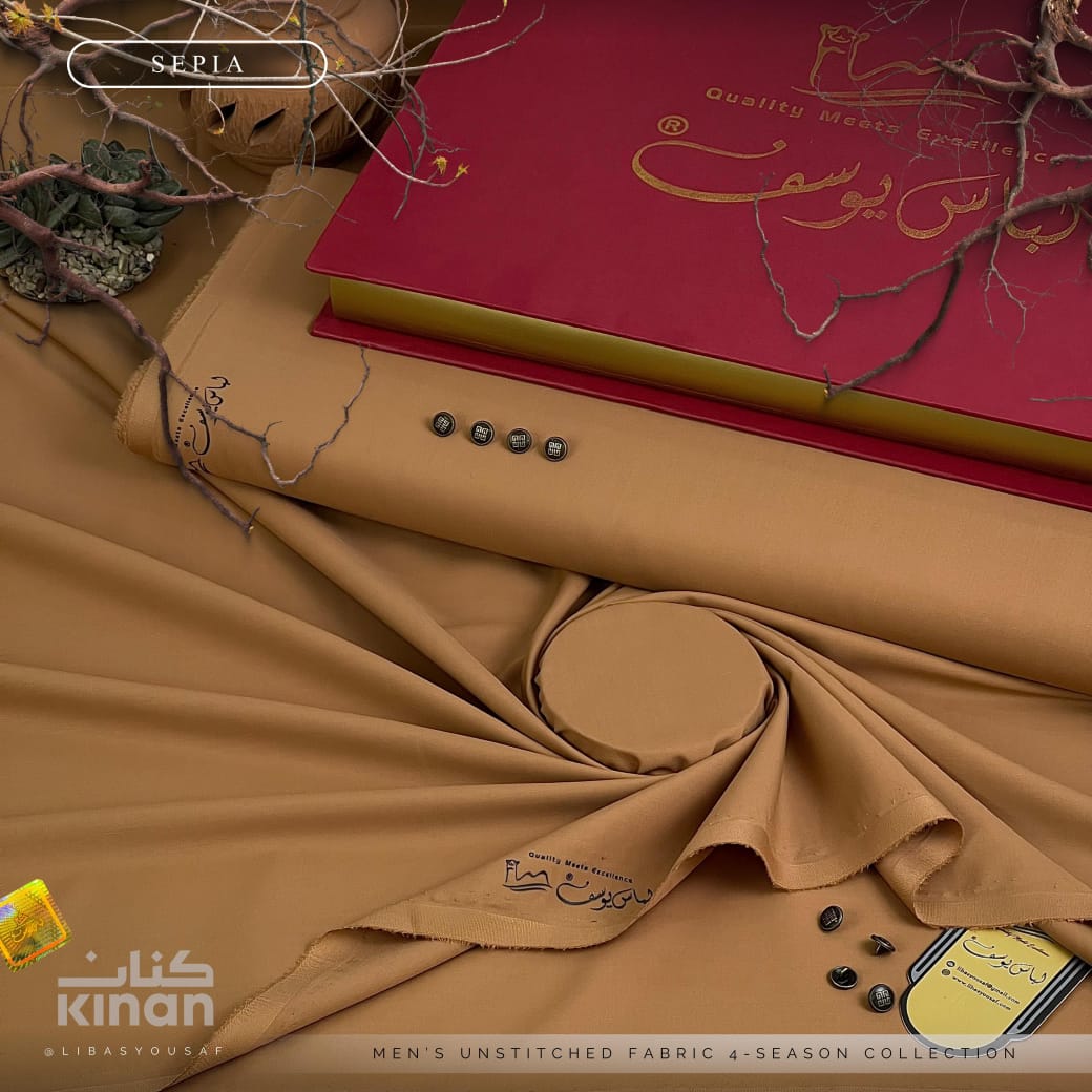 Brand Name *LIBAS-E-YOUSAF (MEN)* *KINAN WASH & WEAR*