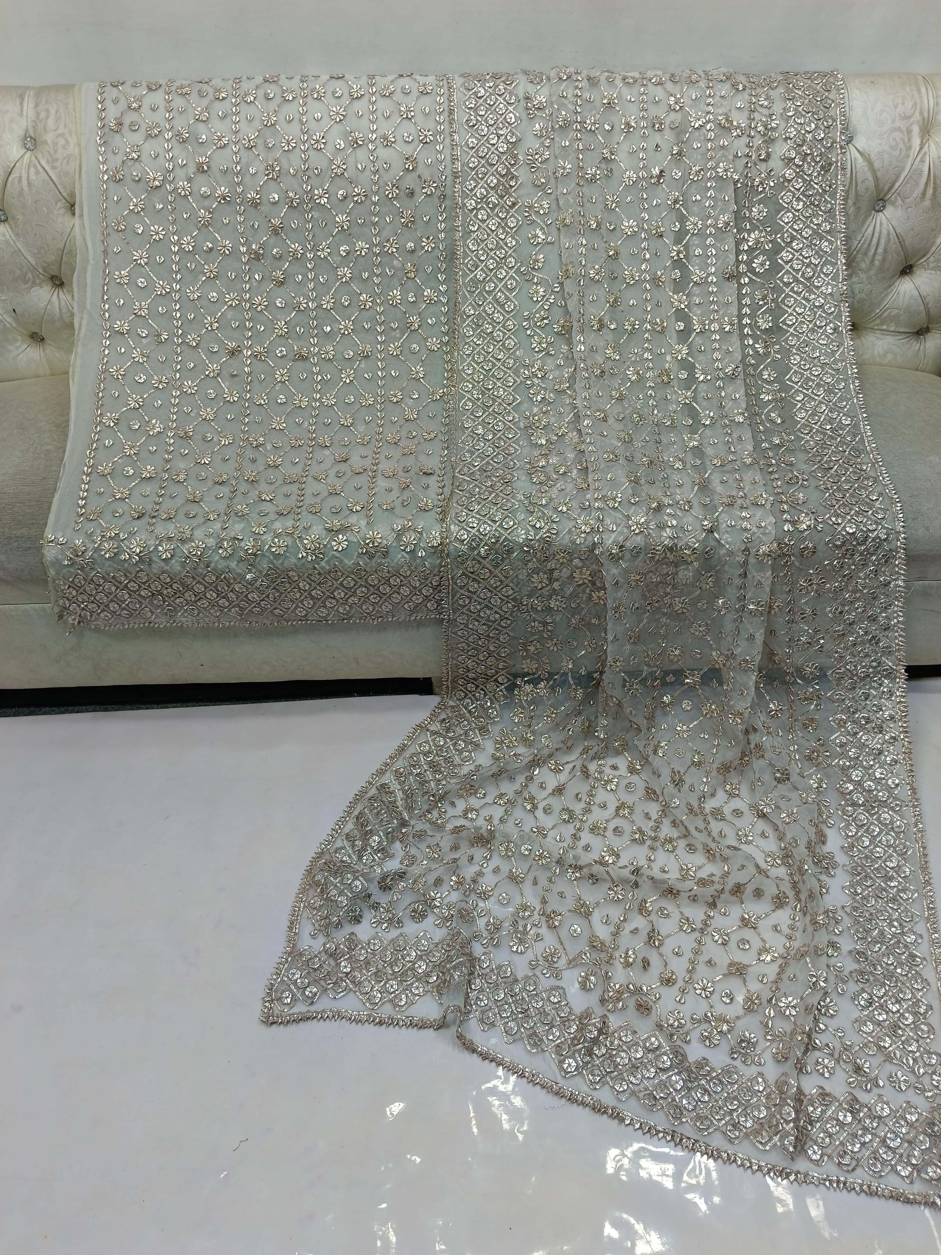 Wedding Gotta Rose Gold Organza 2pc