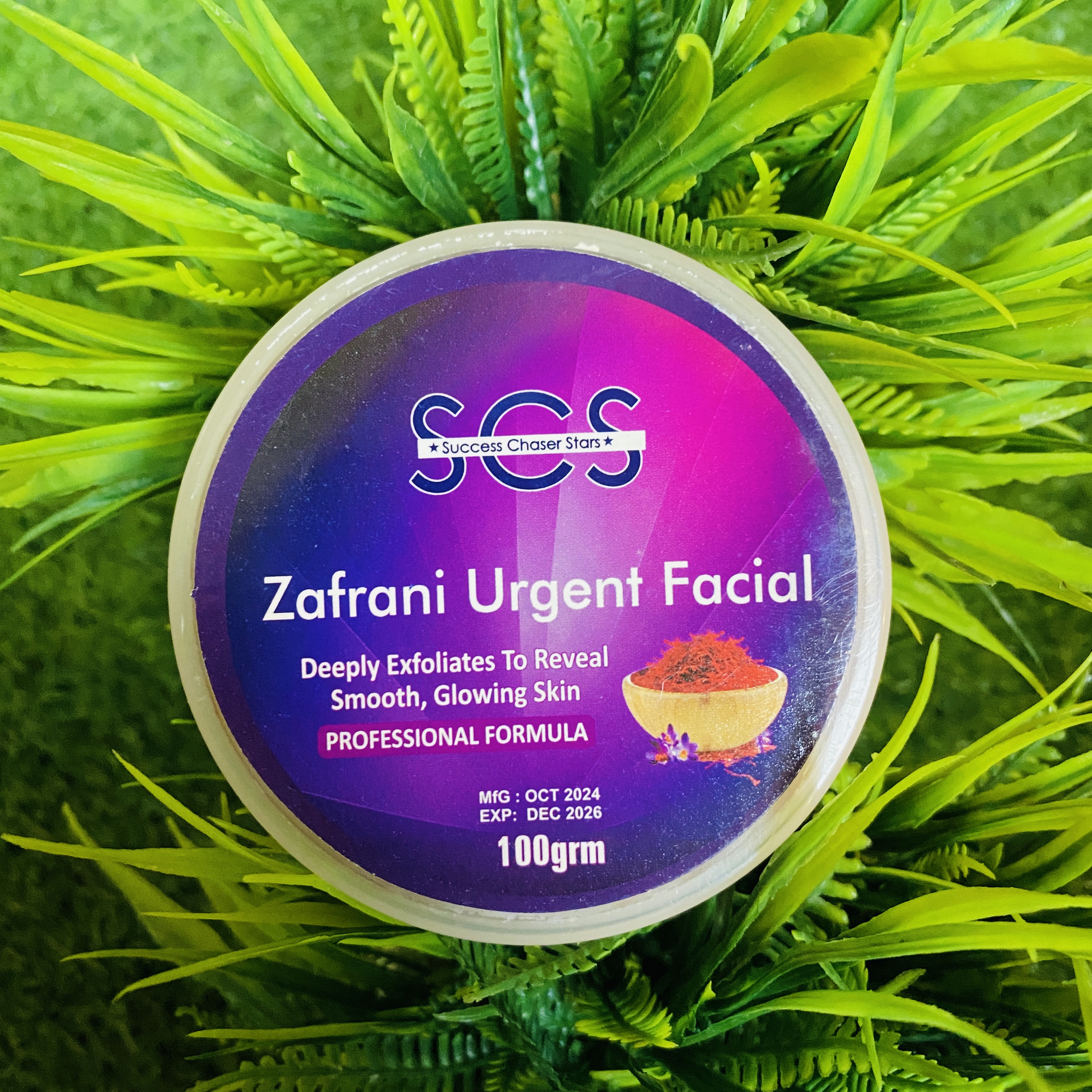SCS Zafrani urgent facial instant glow