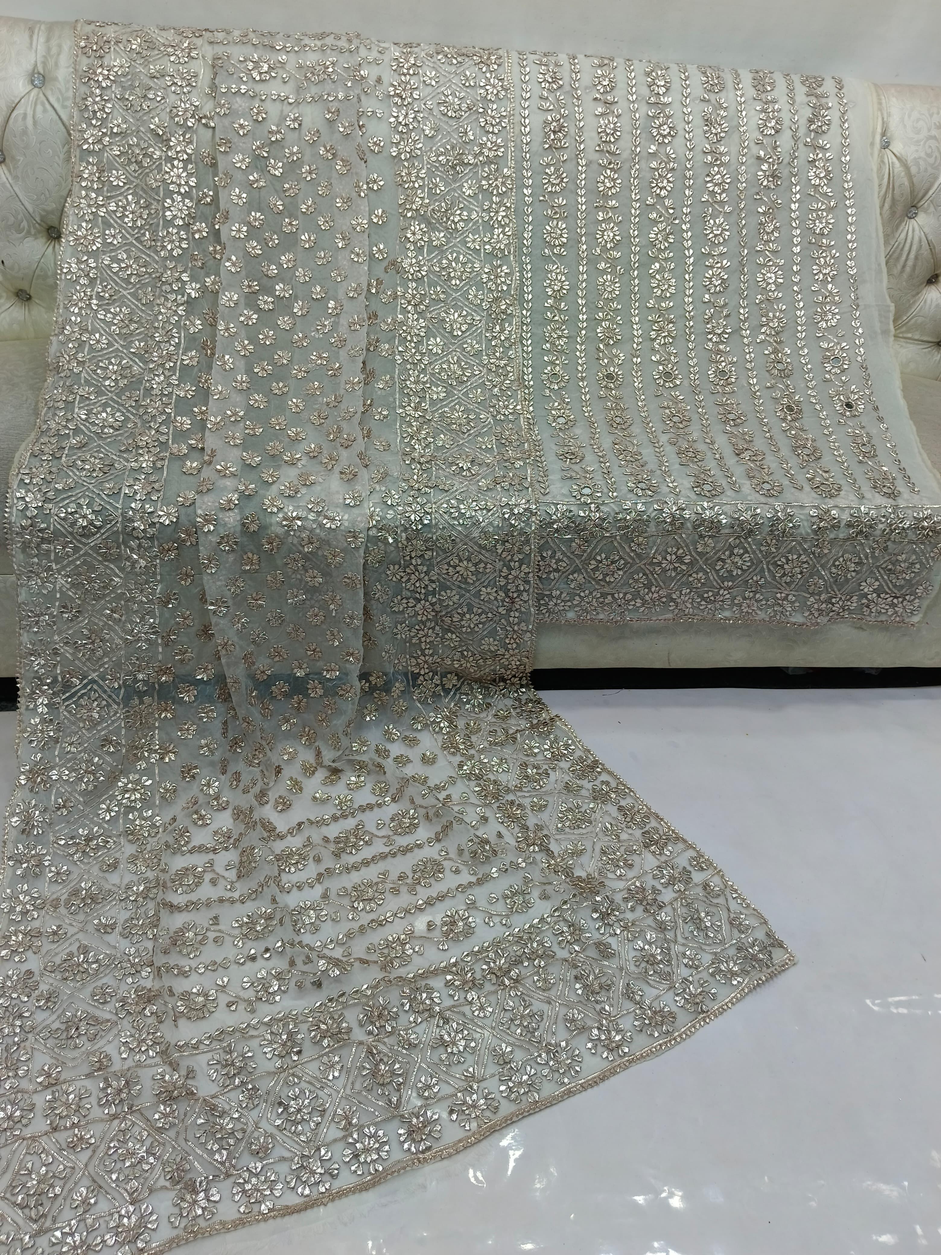 Wedding Gotta Rose Gold Organza 2pc