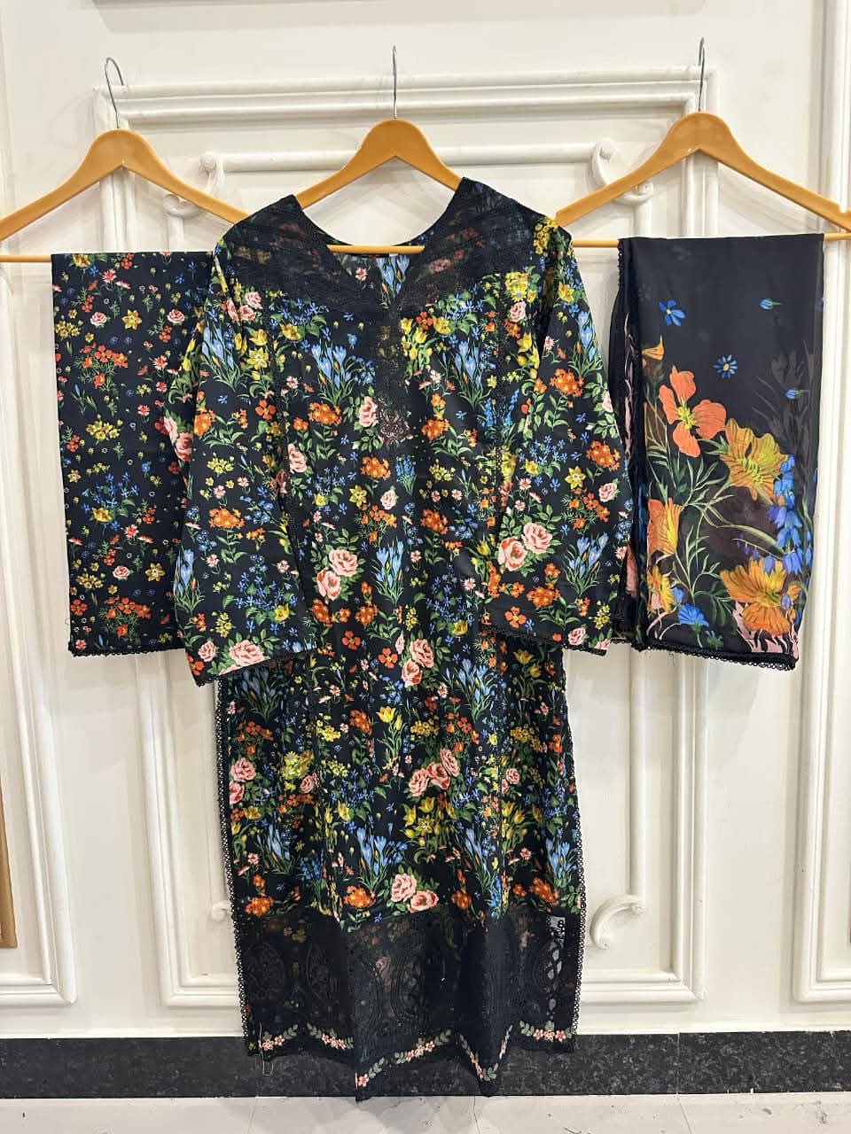 Lawn Stitch 3pc Dress 👗