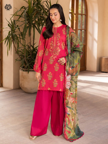 💯 Original Mahajal by Gull Jee Lawn 3pc 2