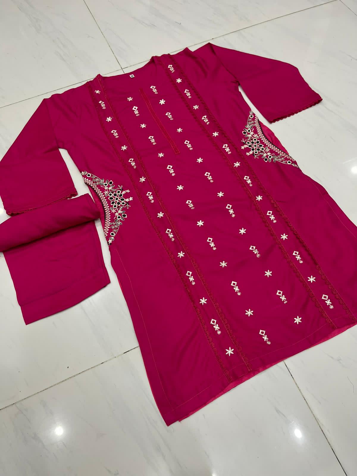 2 PC stitched dress