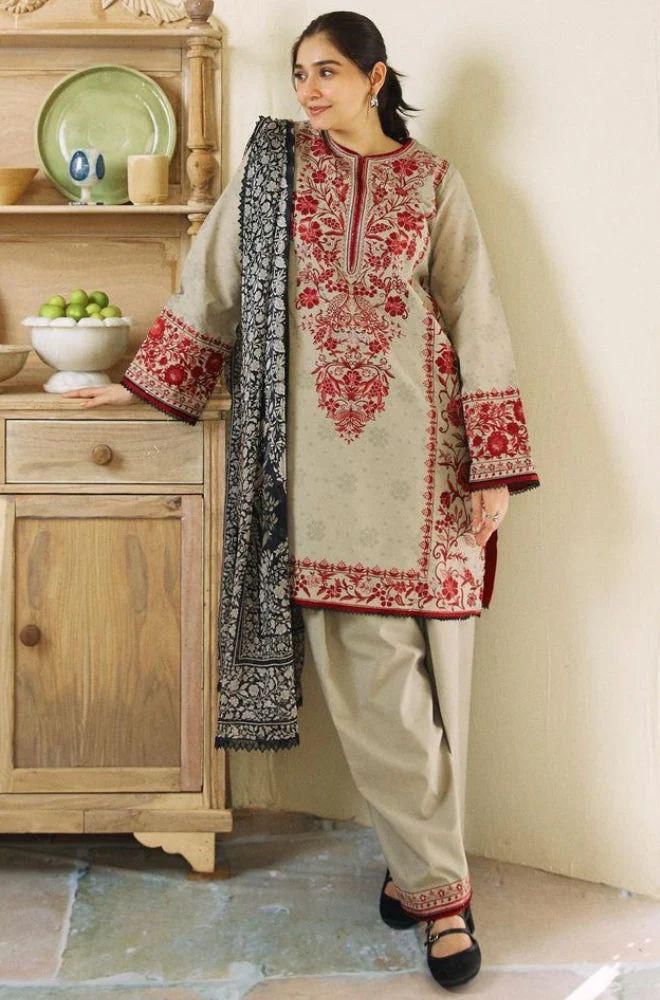 Mix Brand Replicas 3pc Embroidered