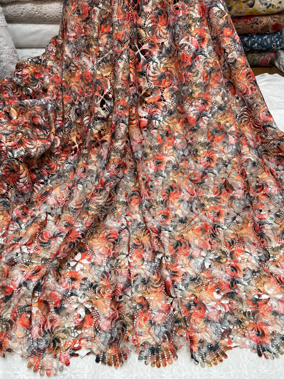 Qureshia Digital Print Cutwork Shirts 👕