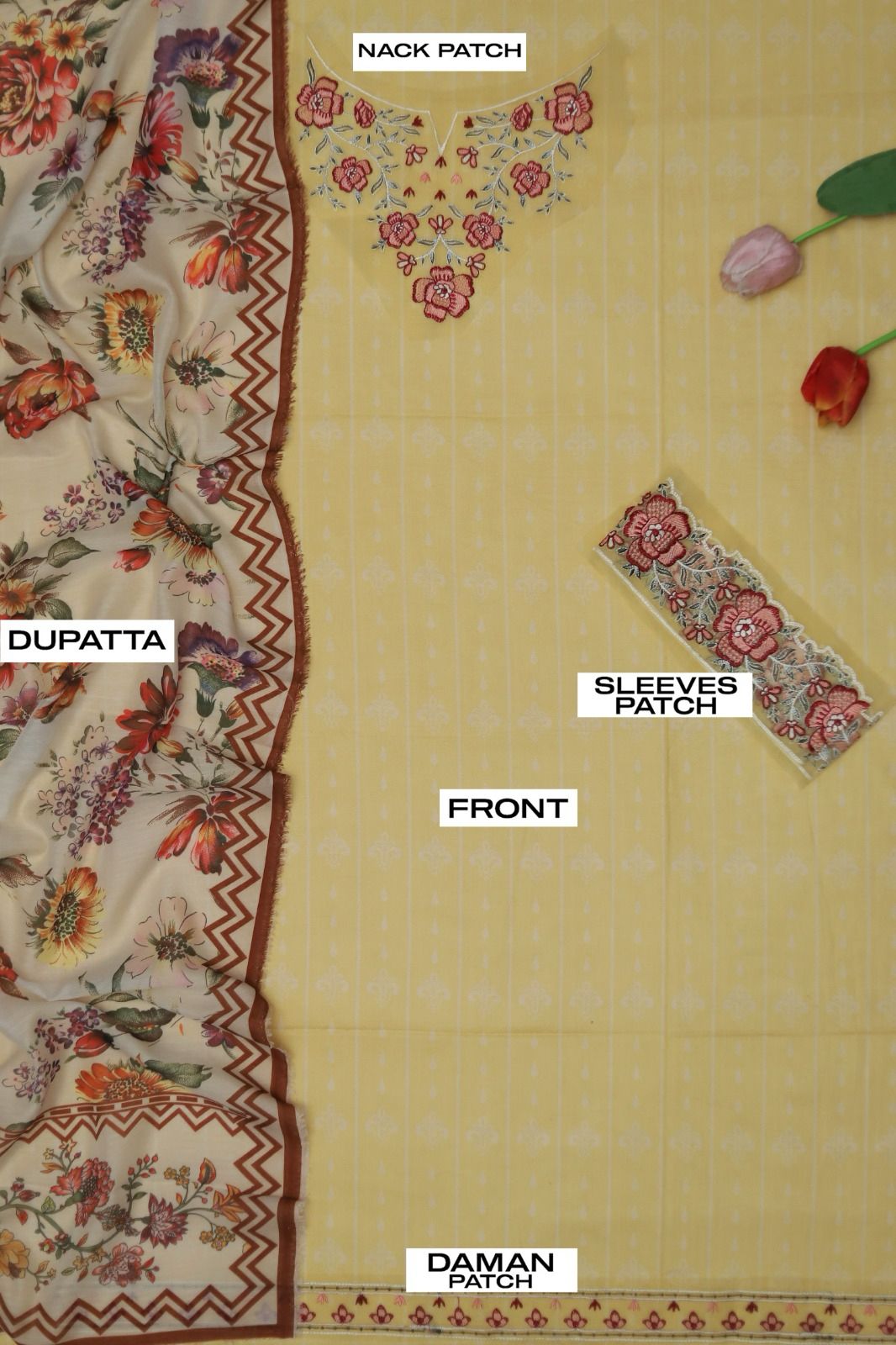 Lawn Printed 3pc Replica 6