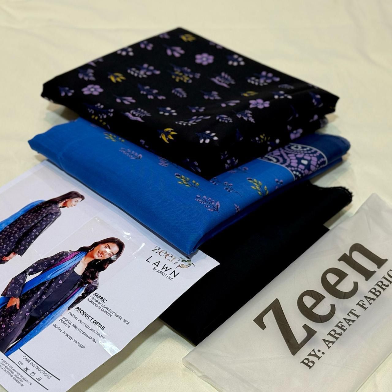 💯 Zeen by Arfat Lawn 3pc 1