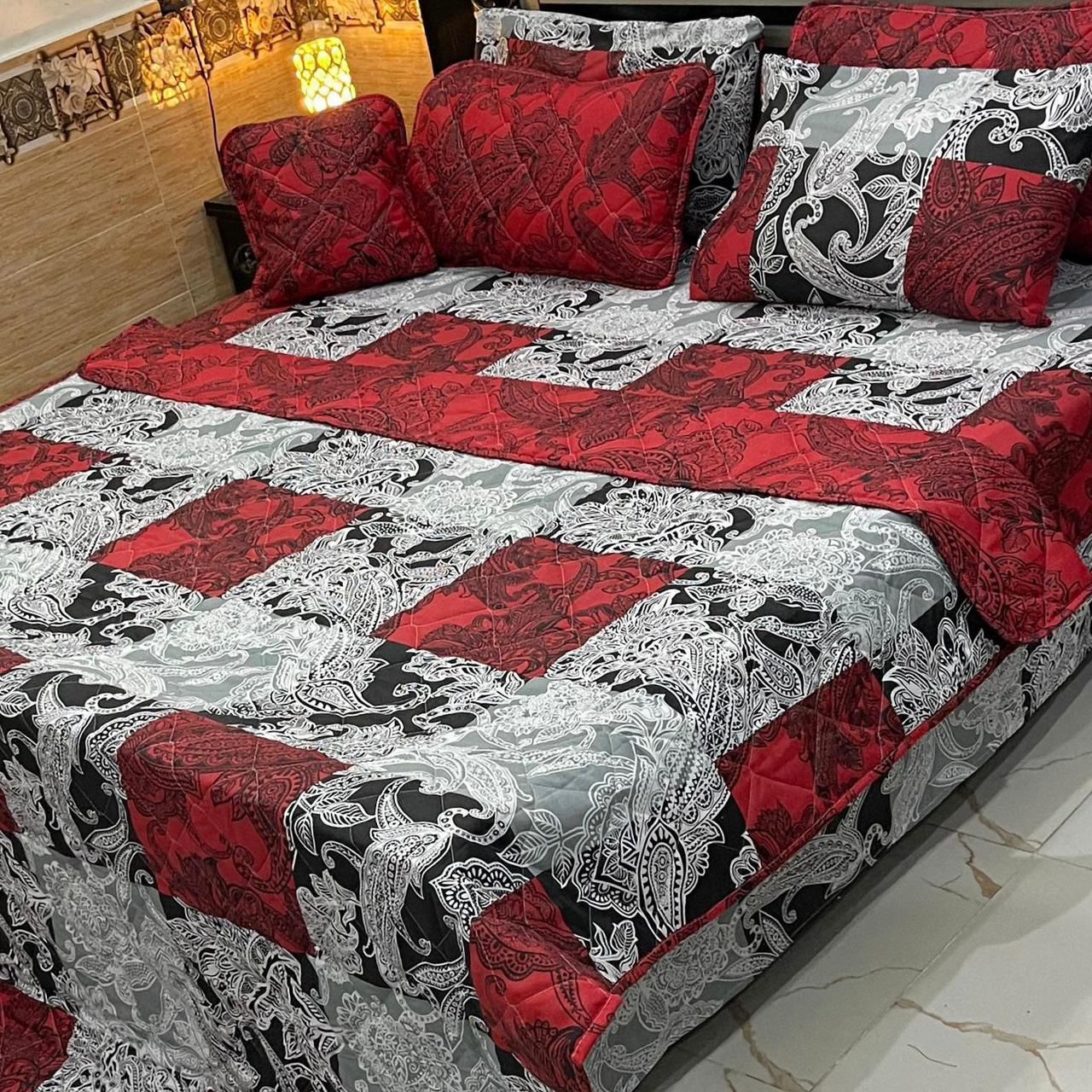 7PC PRINTED COMFORTER SET 7