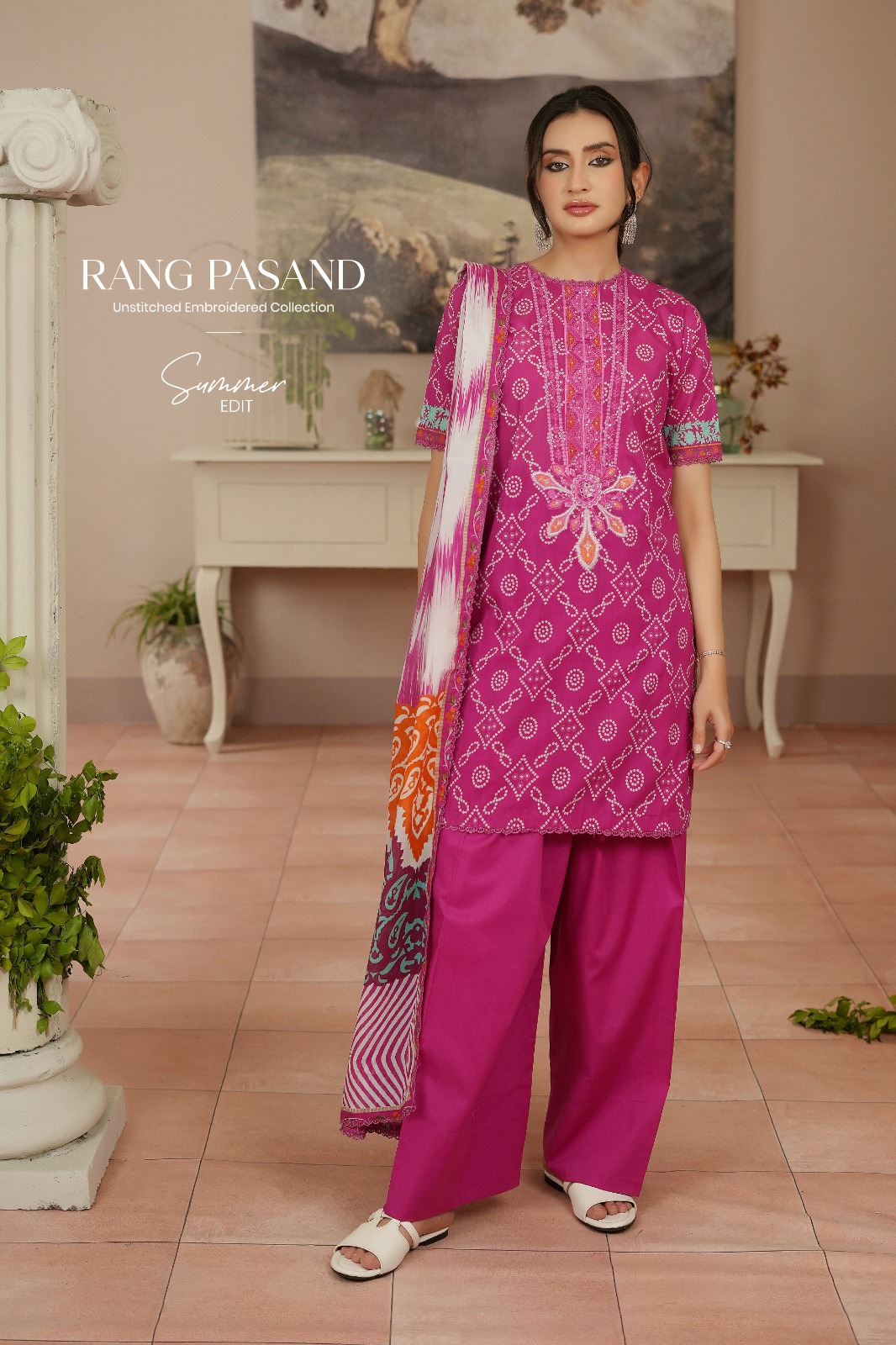 💯 Original Rang Pasand by Gull Jee Lawn 3pc