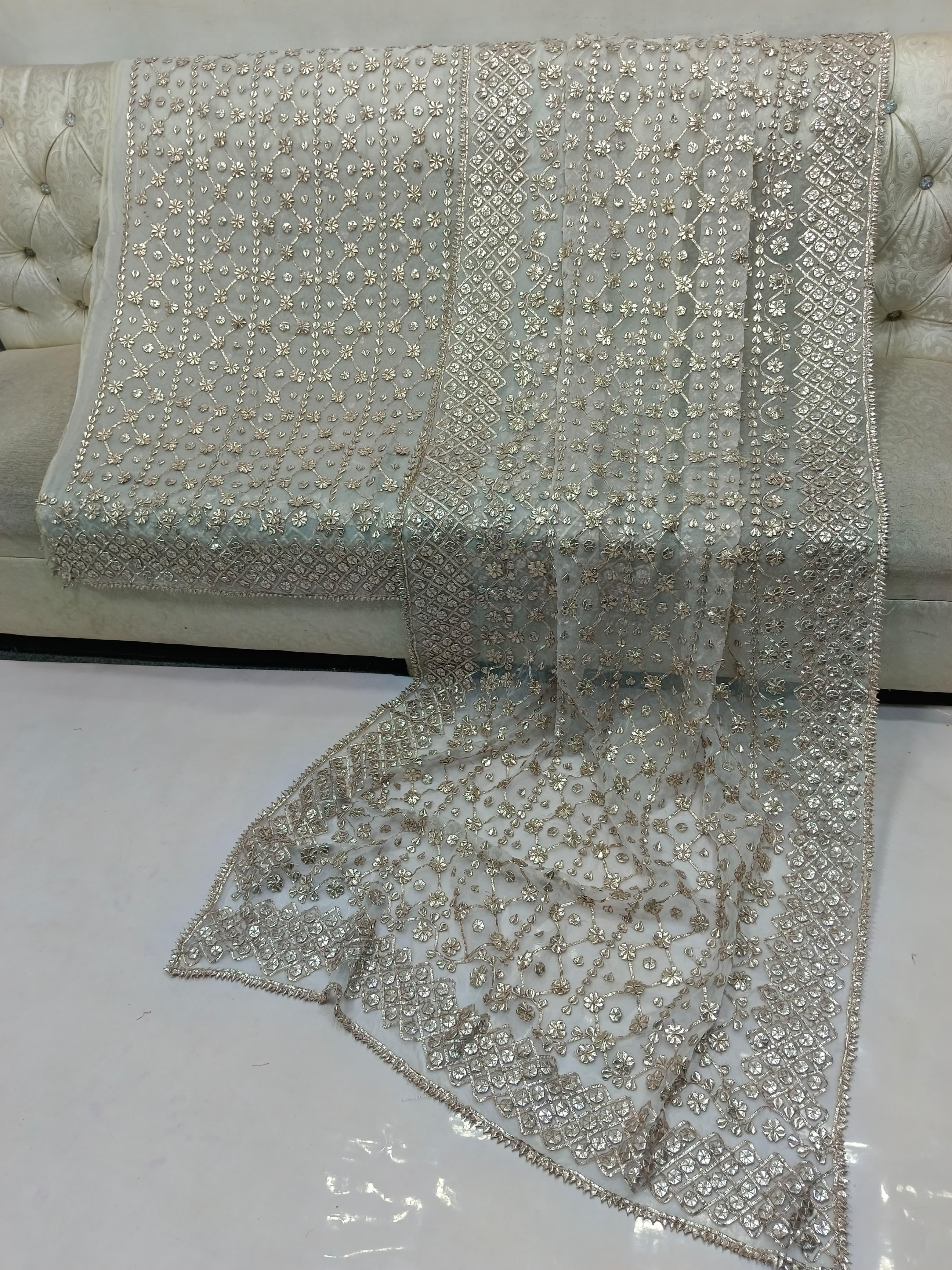 Wedding Gotta Rose Gold Organza 2pc