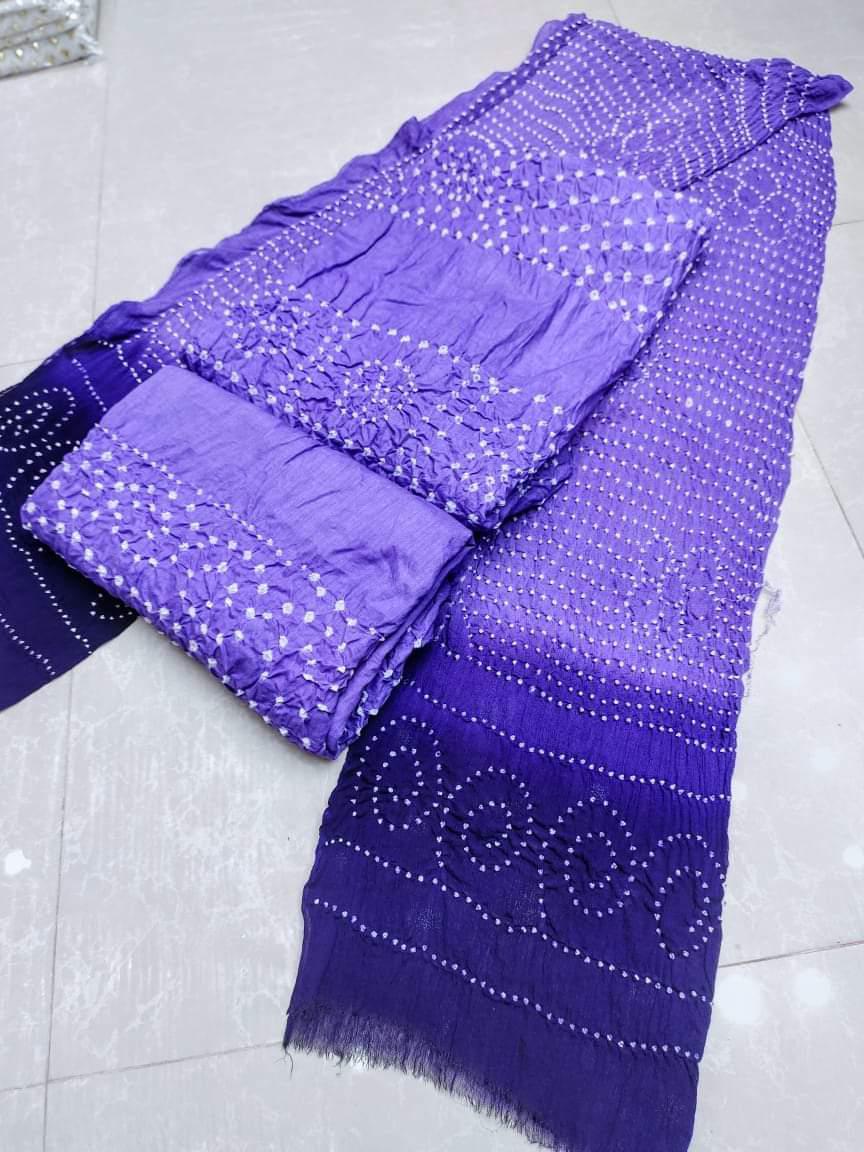 Crinkle Chiffon Chunri 2pc