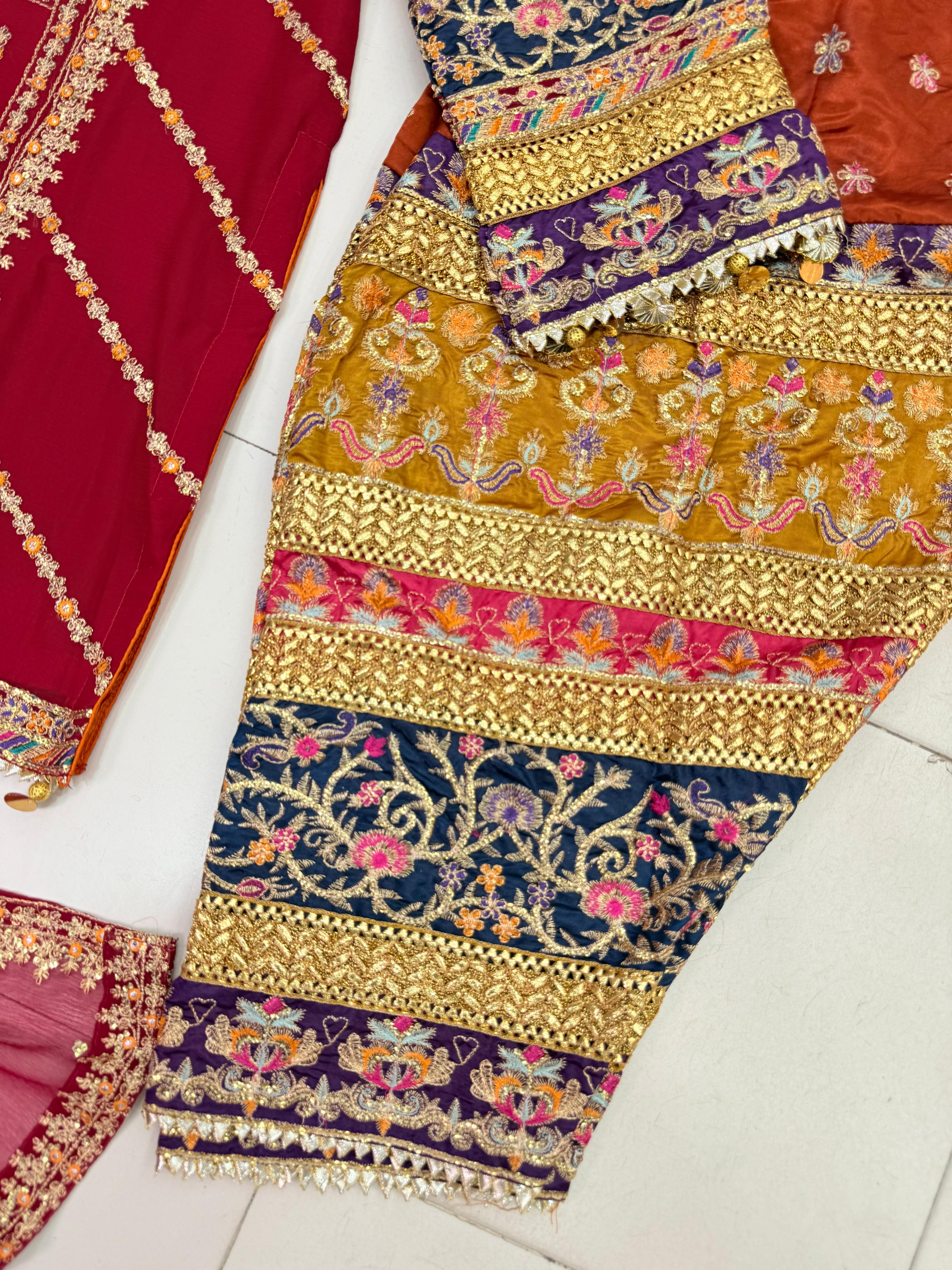 Wedding Collection Chiffon 3pc Stitch