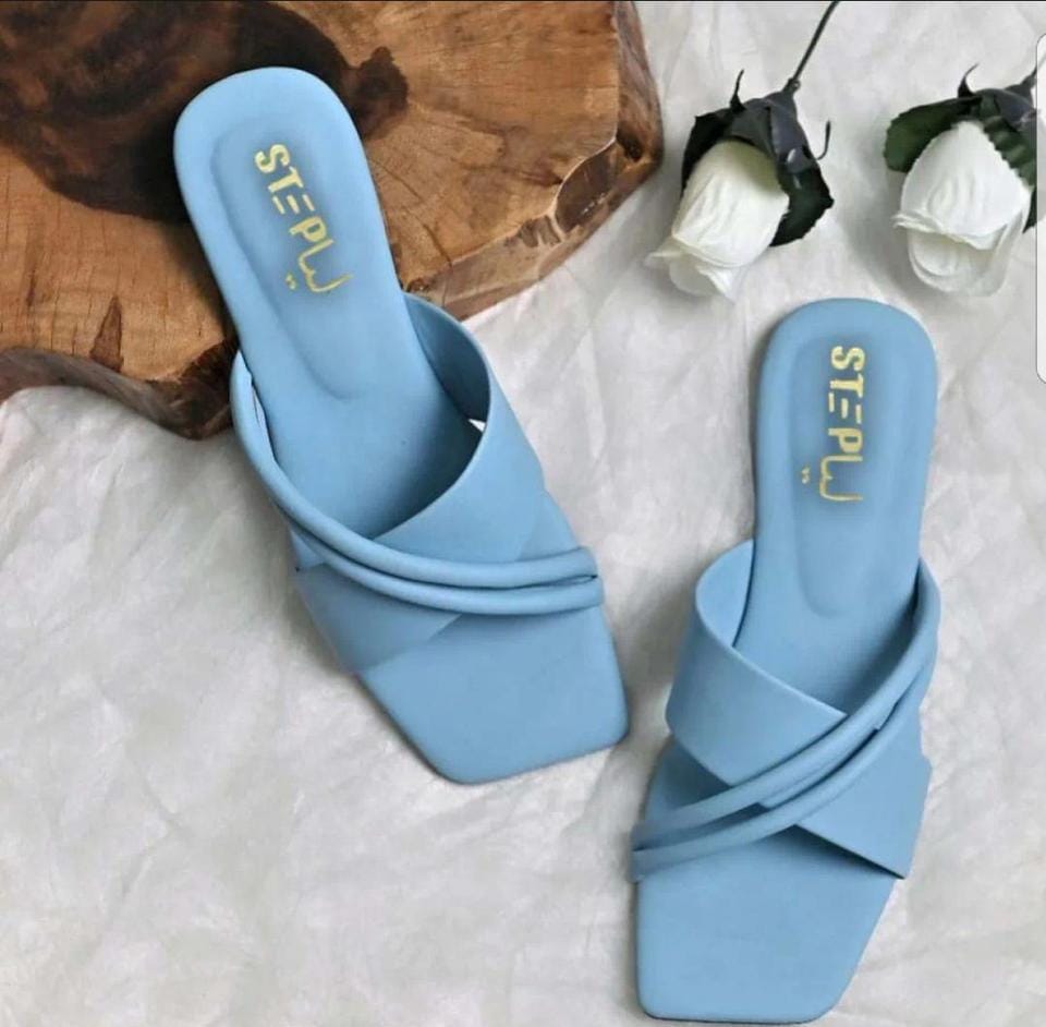 Female leather shoes