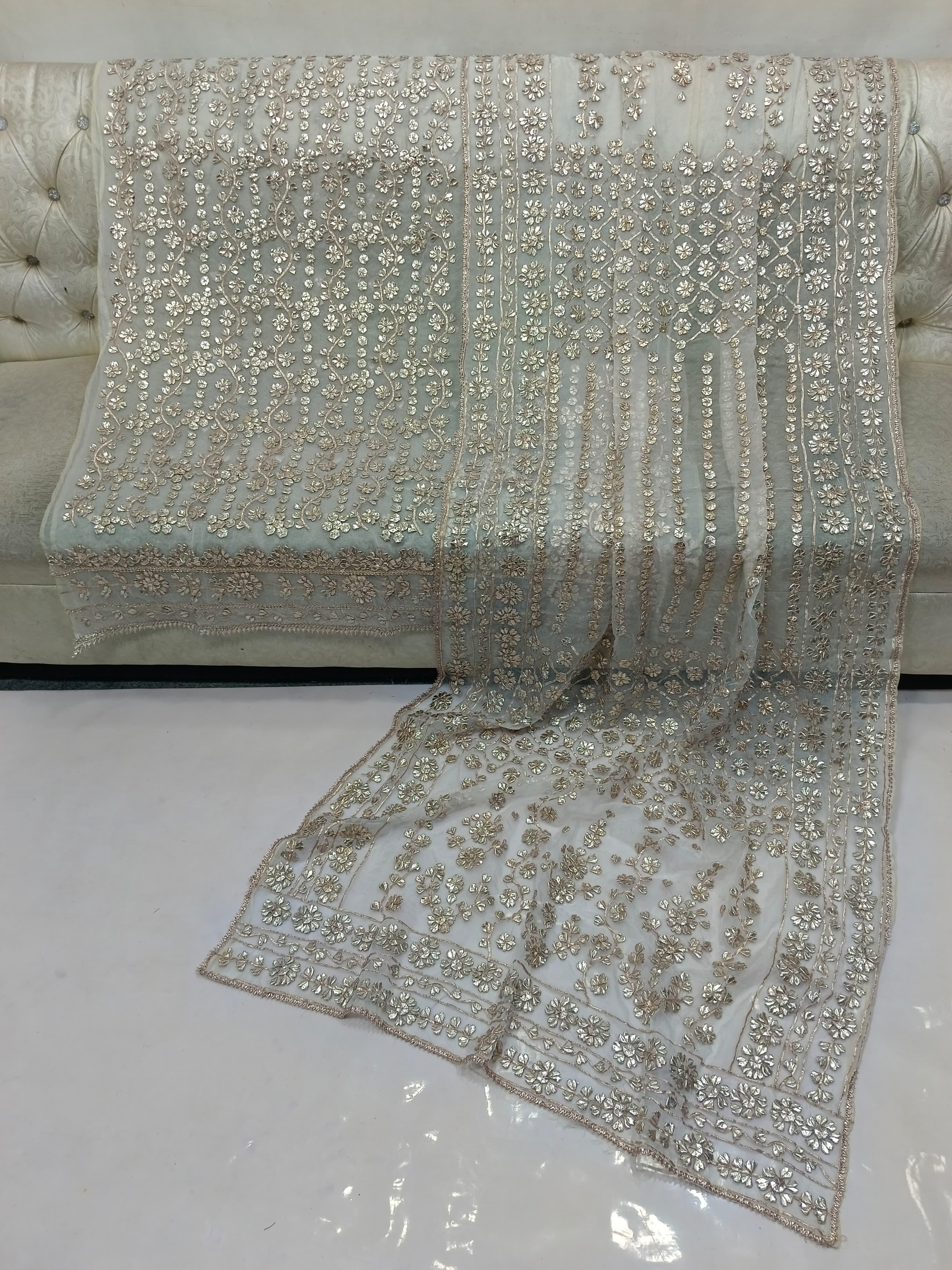 Wedding Gotta Rose Gold Organza 2pc