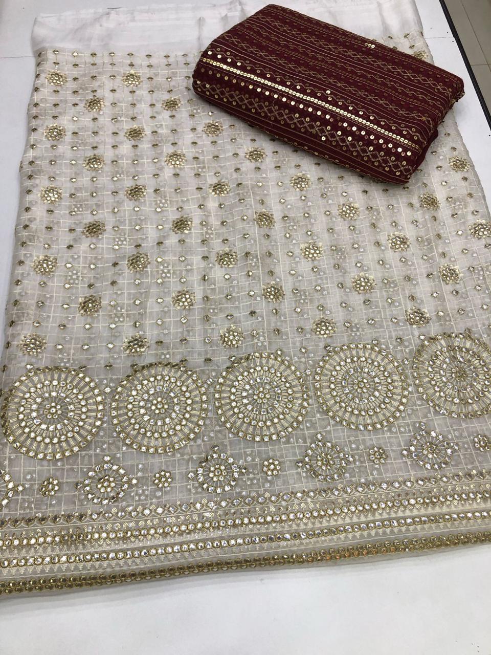Foil Work PK Pure Chiffon 3pc