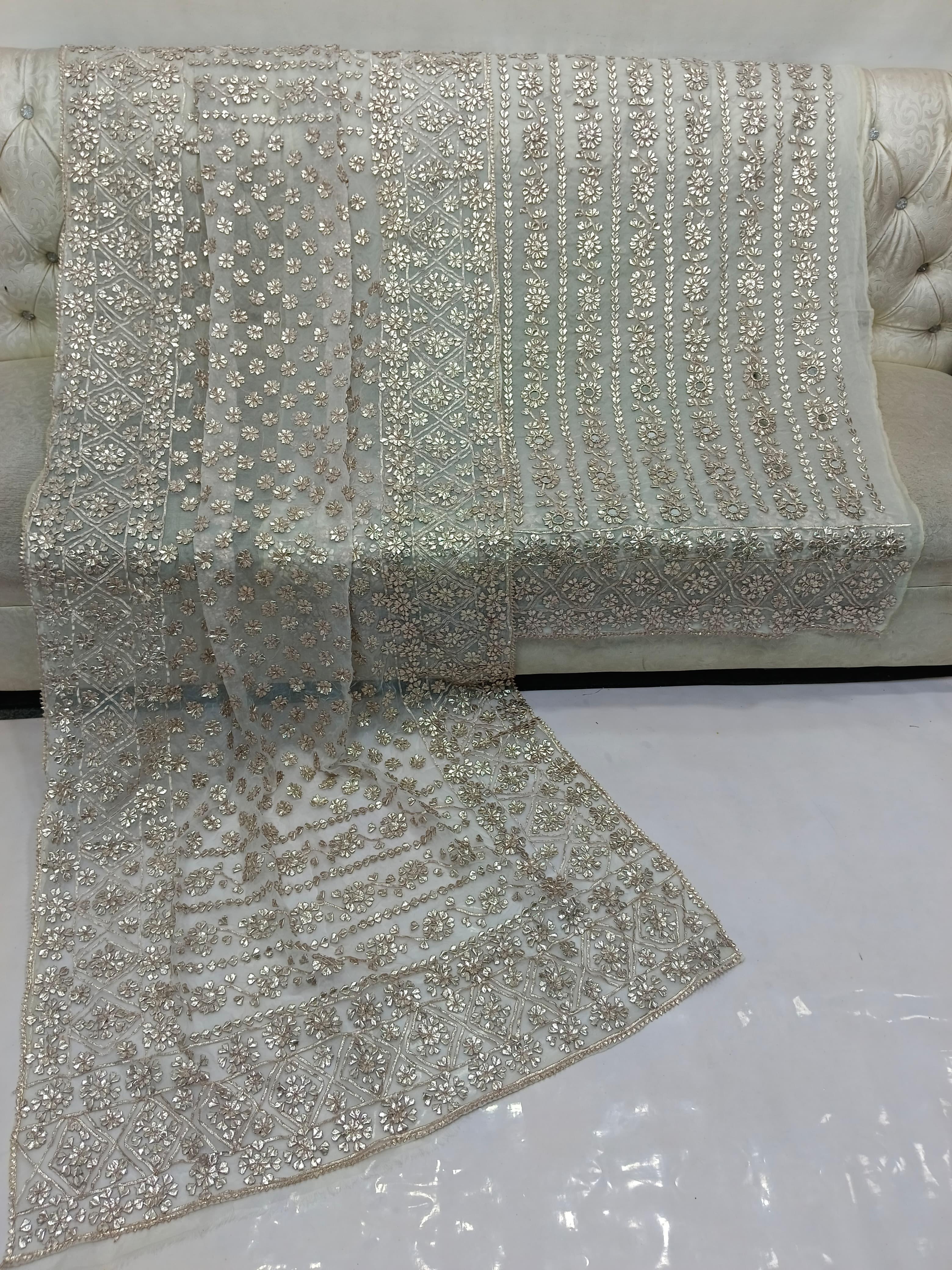 Wedding Gotta Rose Gold Organza 2pc