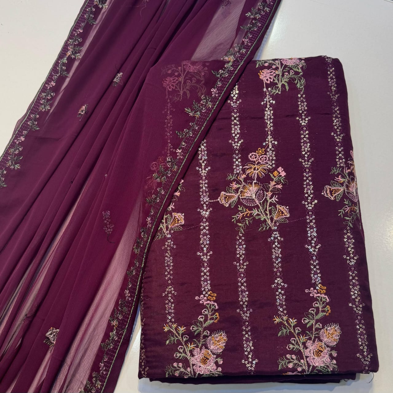 Raw Silk Summer 3pc Fancy