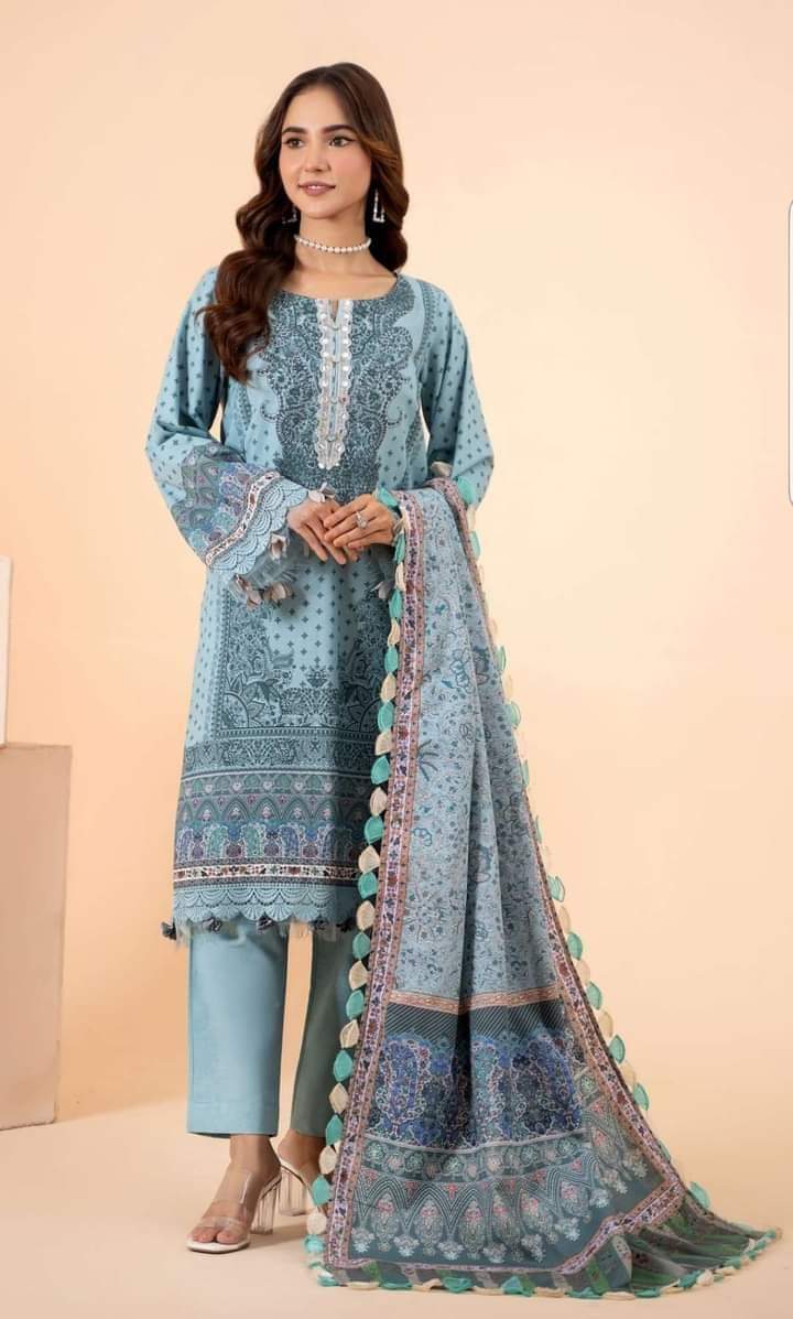 SOFT KHADDAR  dress