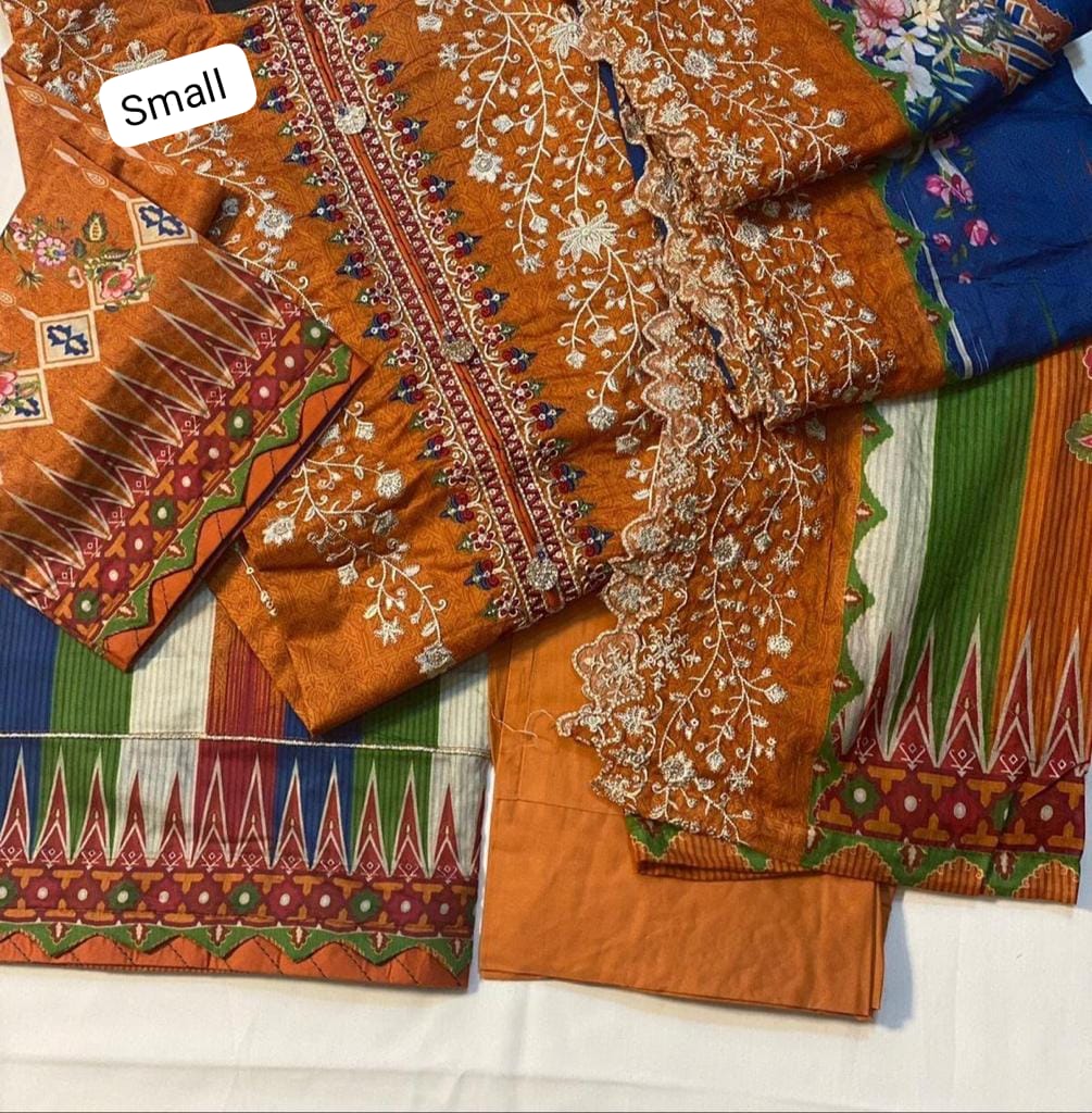 Lawn Embroidered Stitch 3pc 6