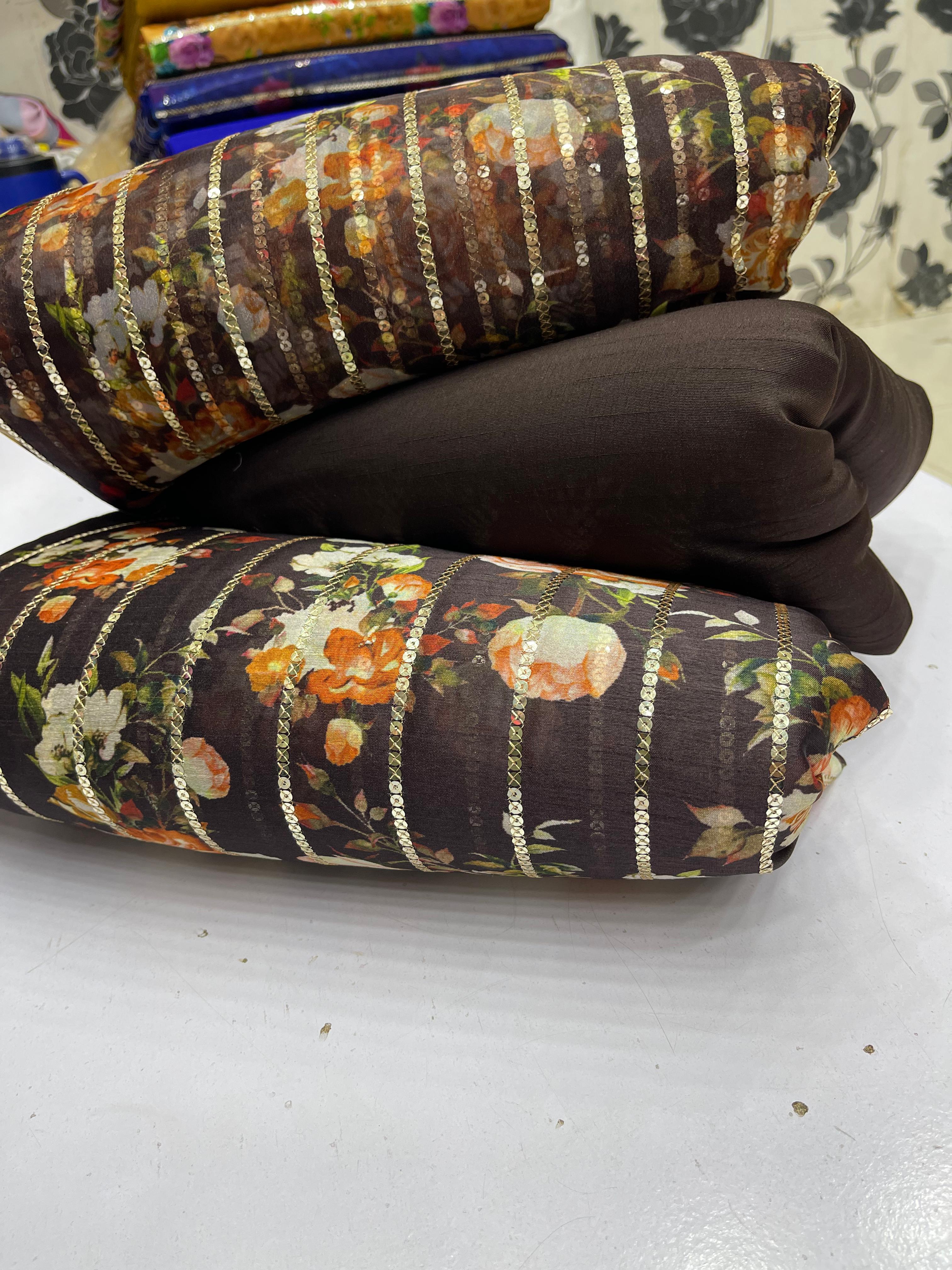 Khadi Raw Silk 3pc