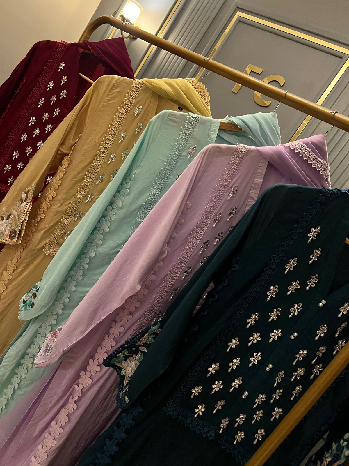 Silk Heavy Embroidered 3pc Stitch