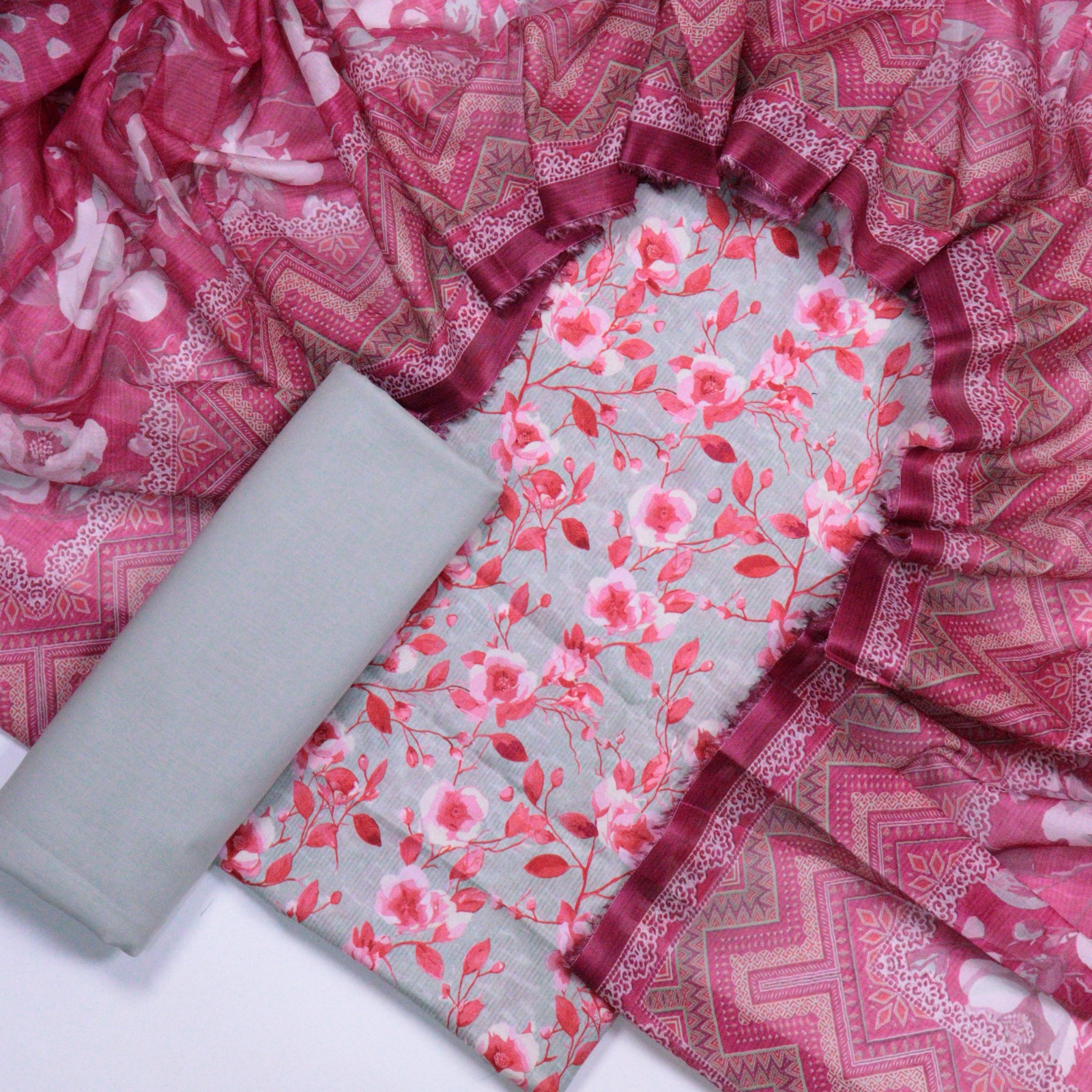 Bin Saeed 3pc Printed Lawn Unstitch 💞