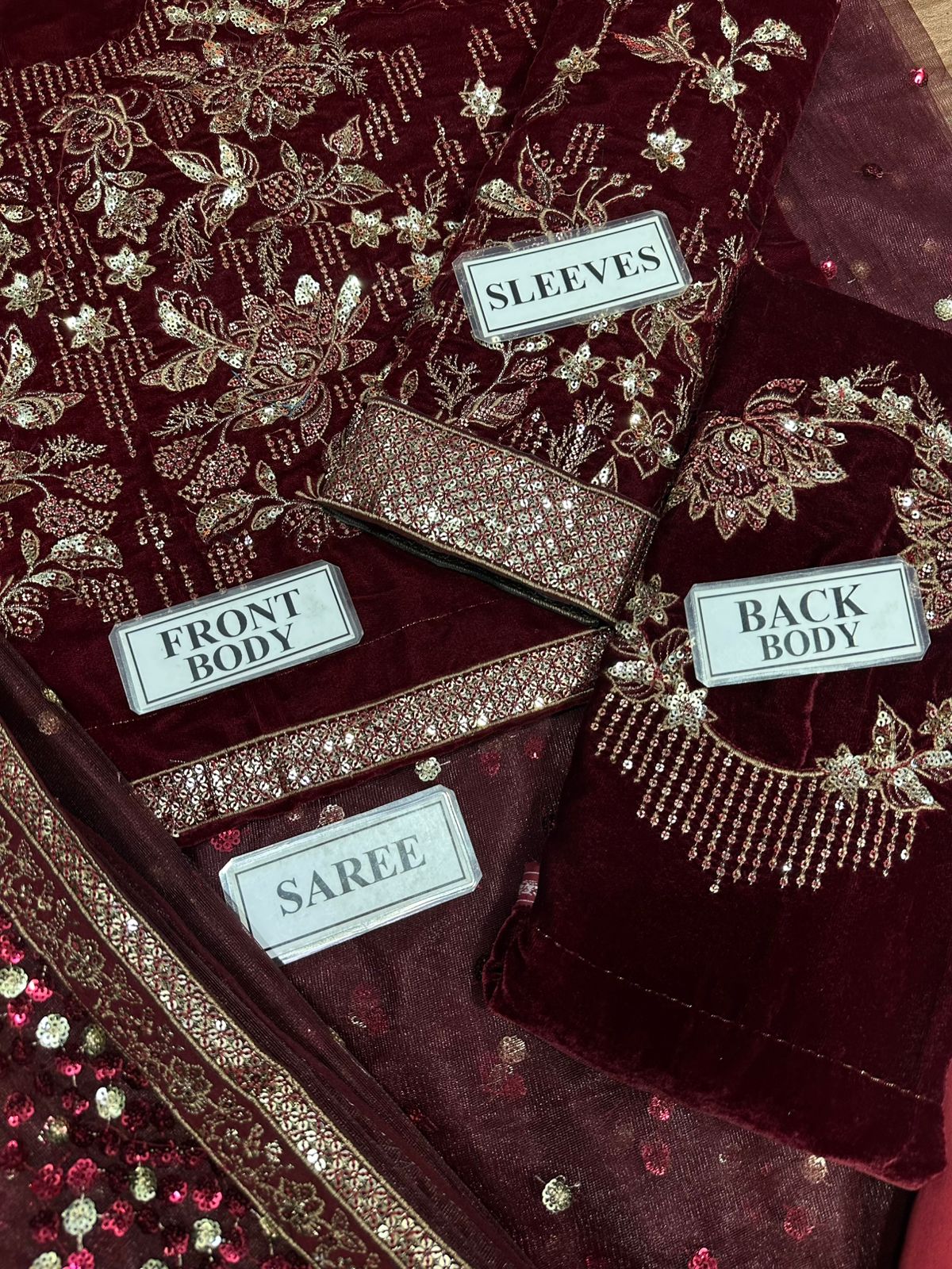 Jazmin Saree Unstitch Master Replica 💞