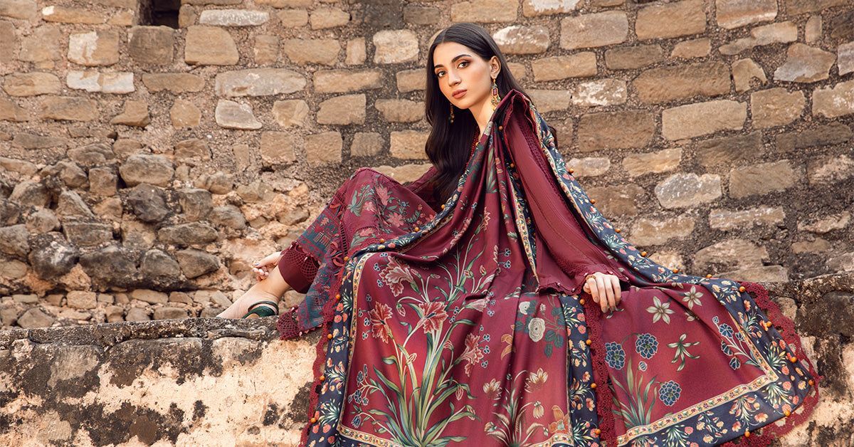 *PRESENTING MARIA.B. MOST TRENDING NOW AVAILABLE*   *New Arrival Special Eid Collection* Fabric 3PC