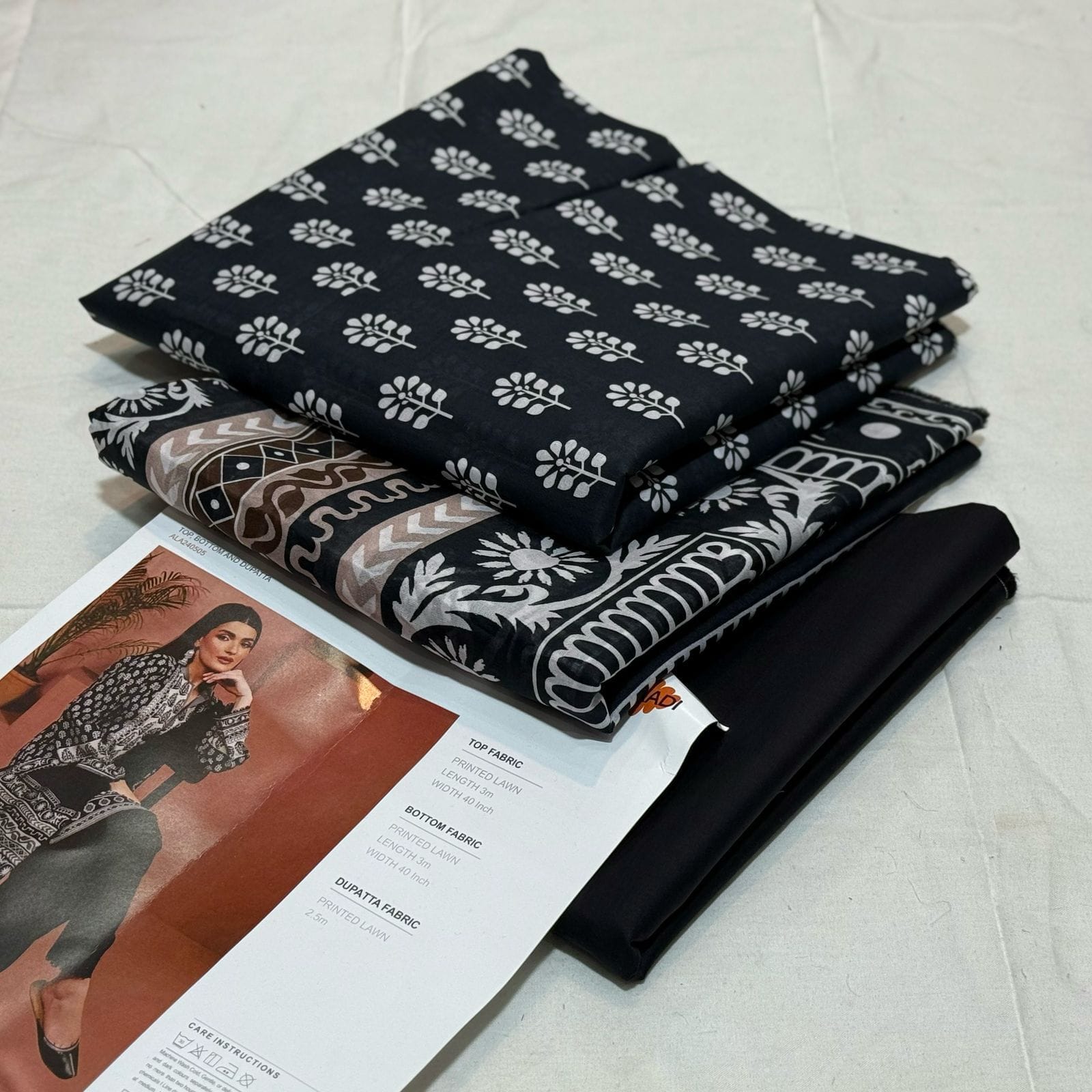 💯 Khaadi Lawn 3pc