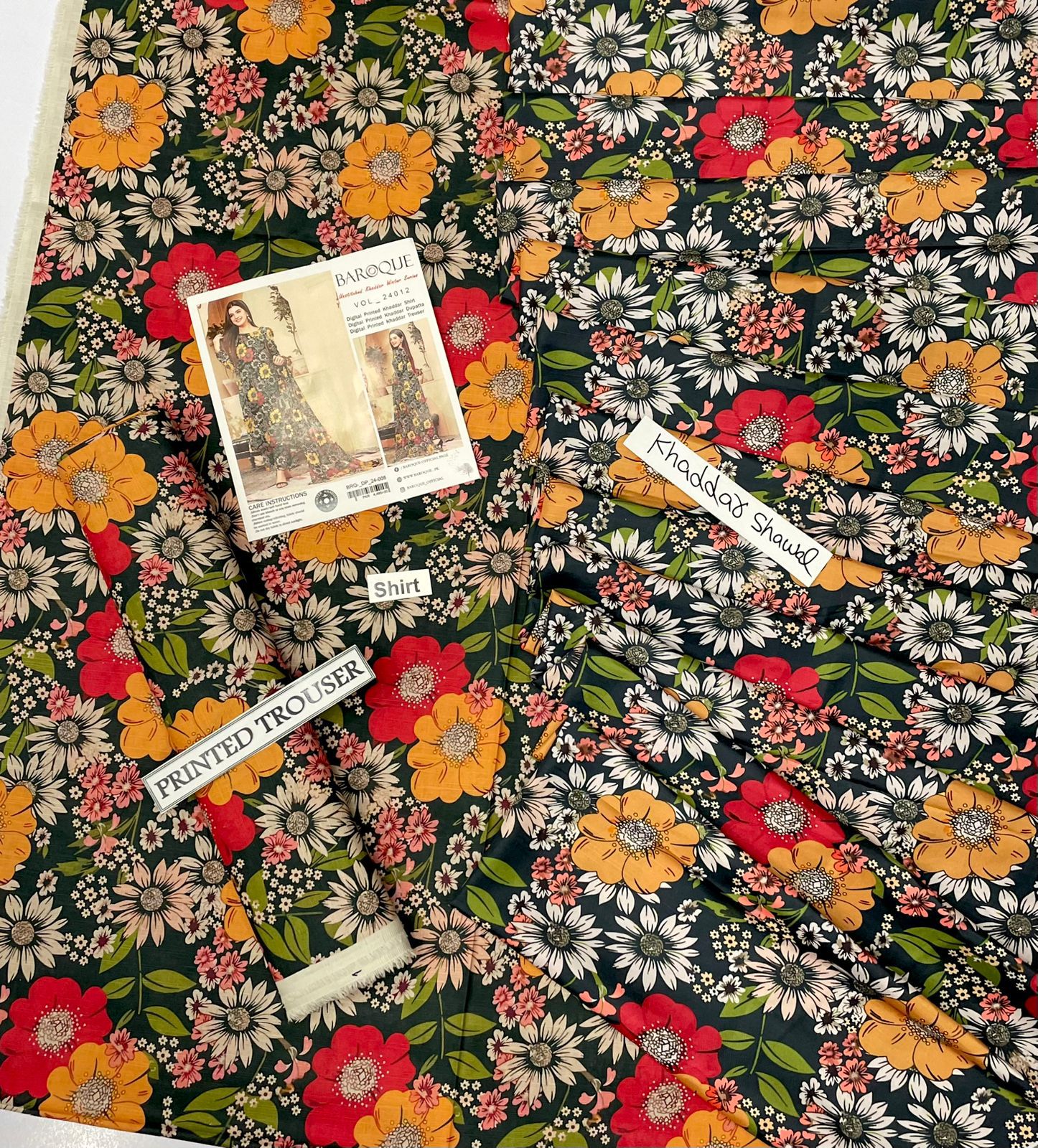 Khaddar dress