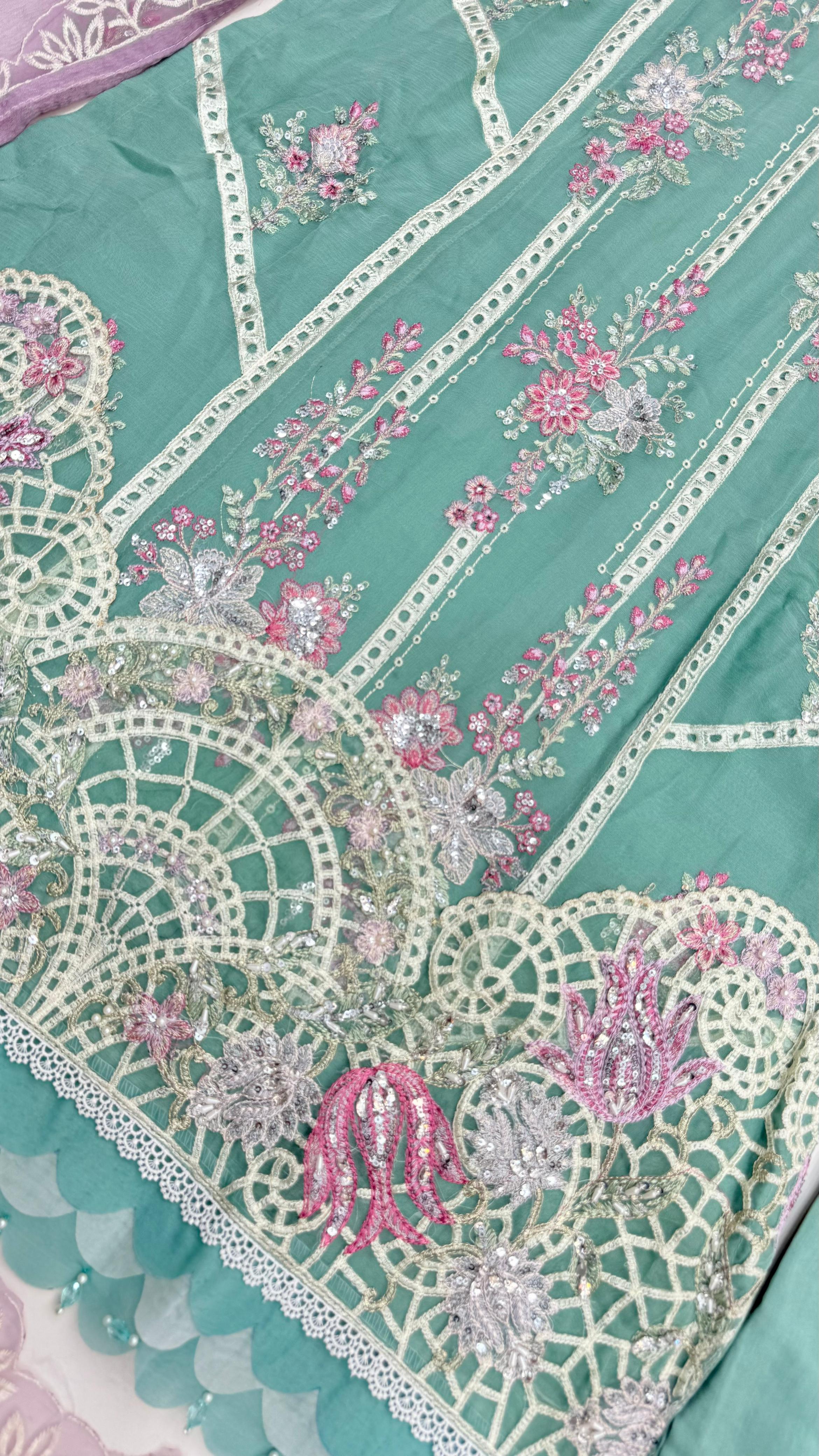 Maria B Hit Code Chiffon Stitch 3pc Replica